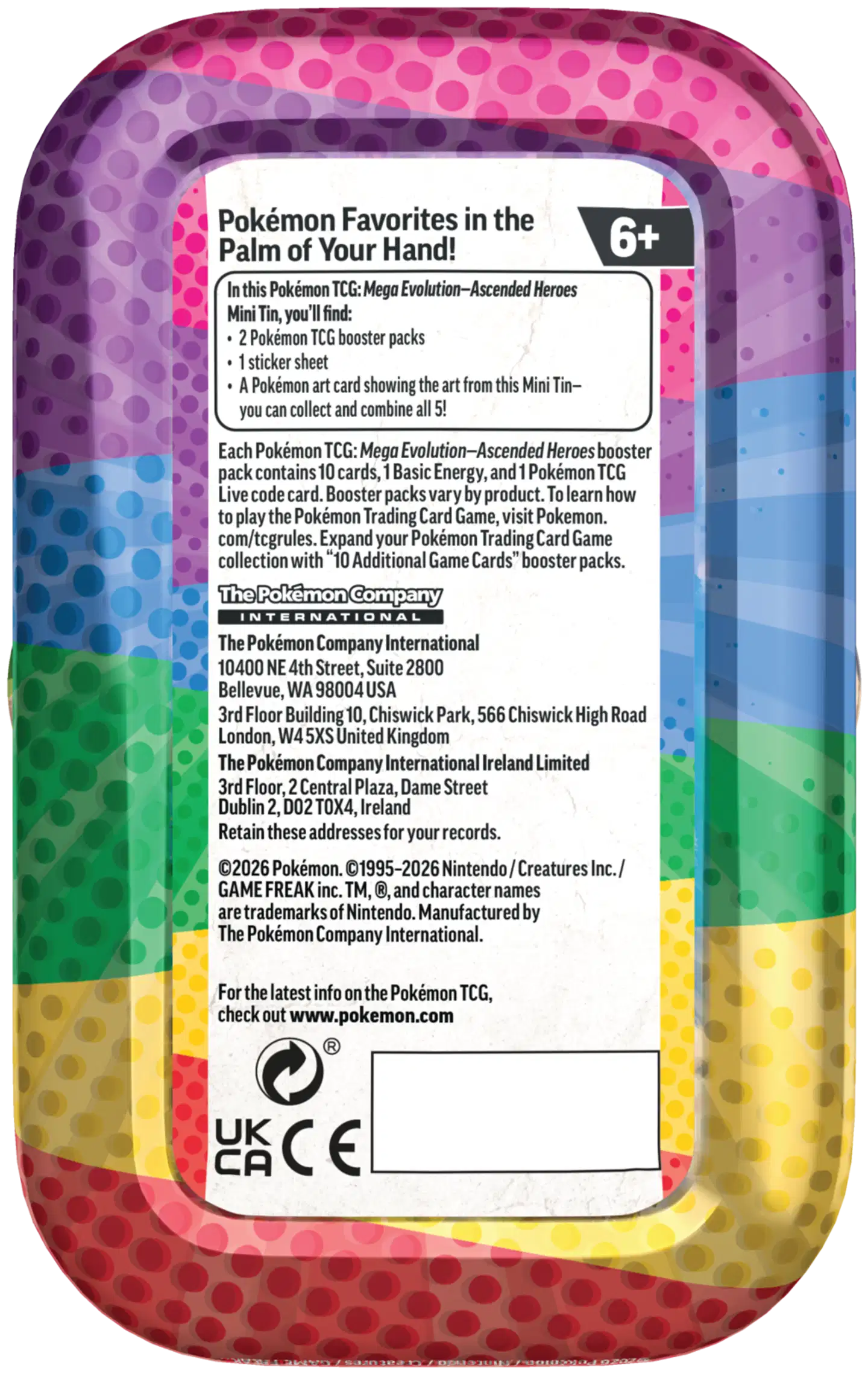 Pokémon TCG ME02.5 Mini tin - 5