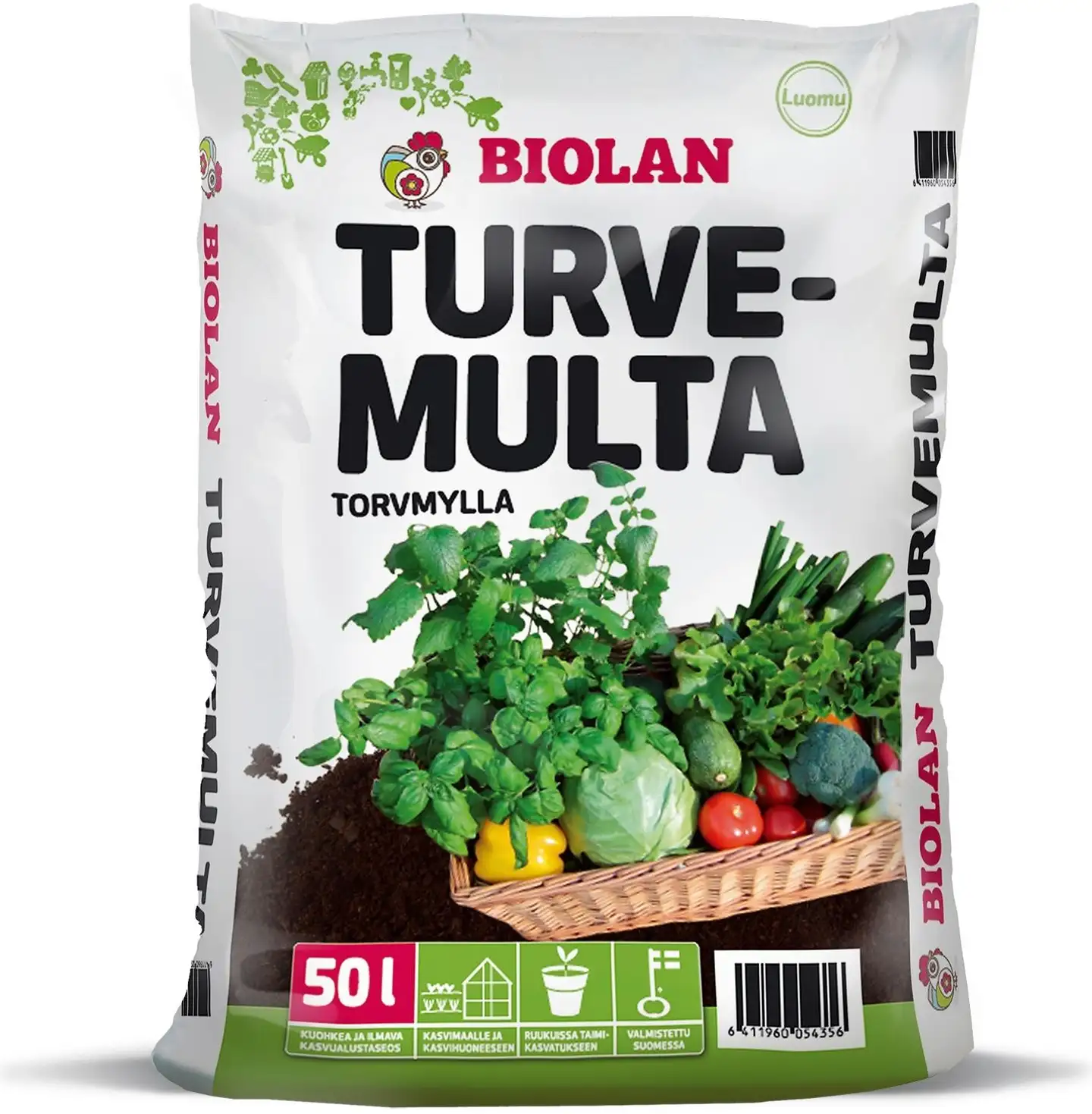 Biolan 50l turvemulta