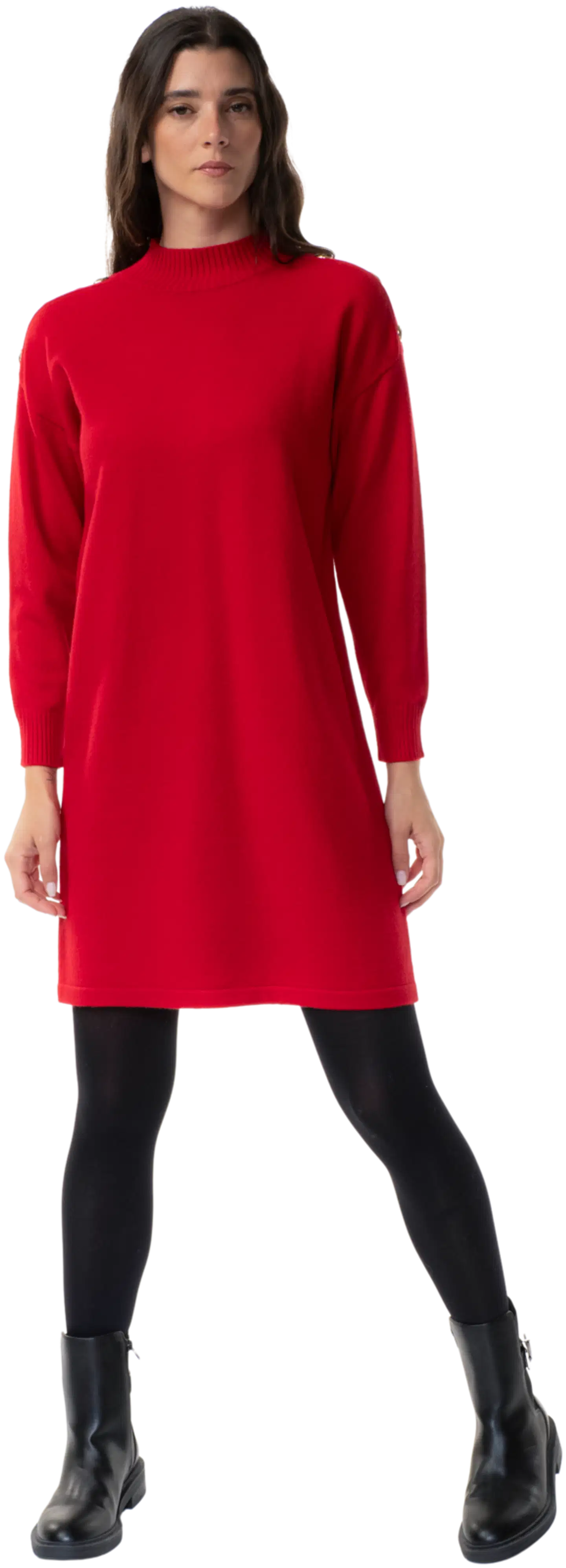 TEX naisten neule I291477 - RED - 2