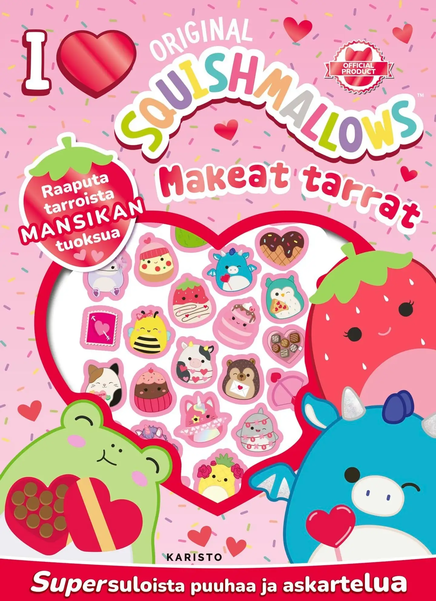 Squishmallows - Makeat tarrat - Supersuloista puuhaa ja askartelua