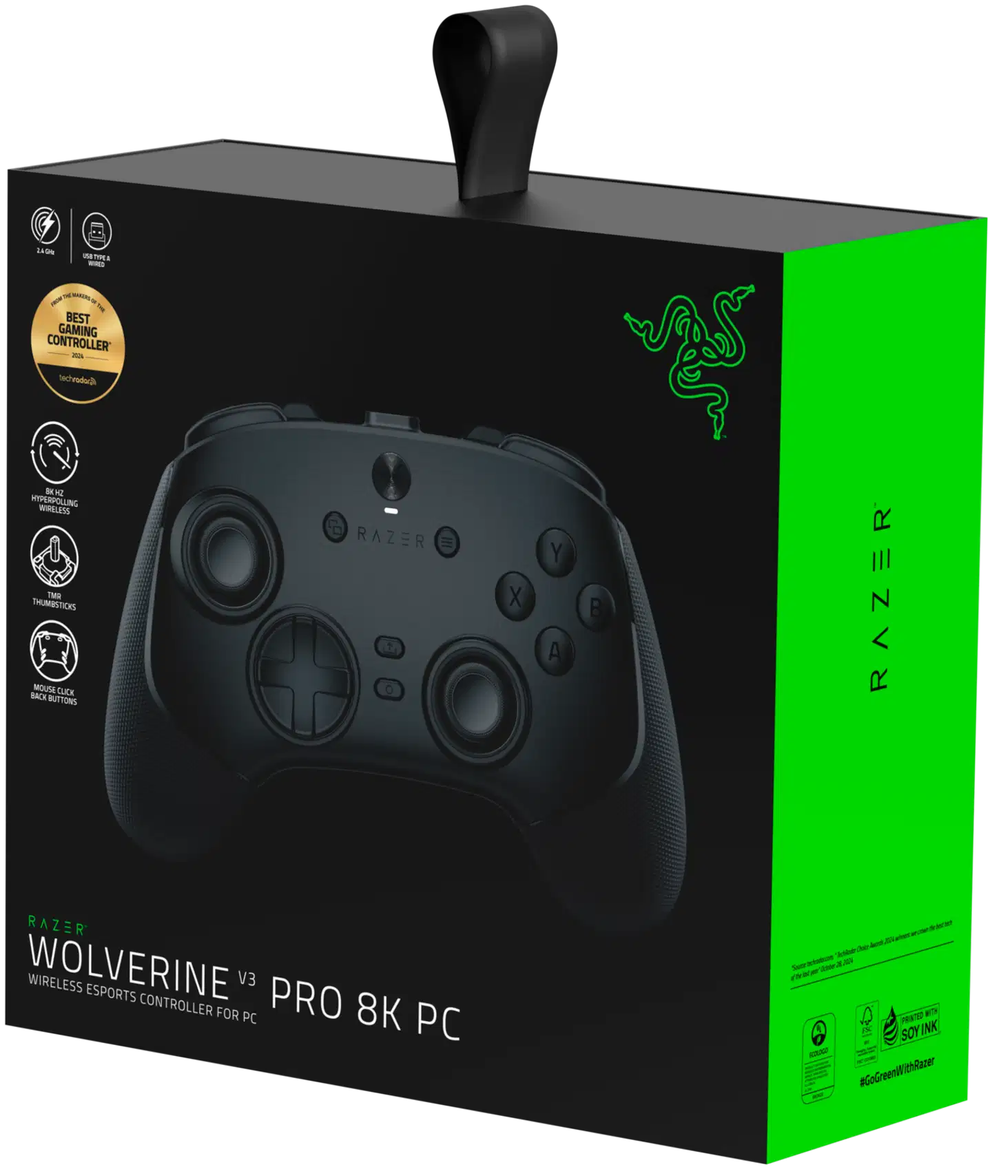 Razer Wolverine V3 TE 8K PC peliohjain musta - 8