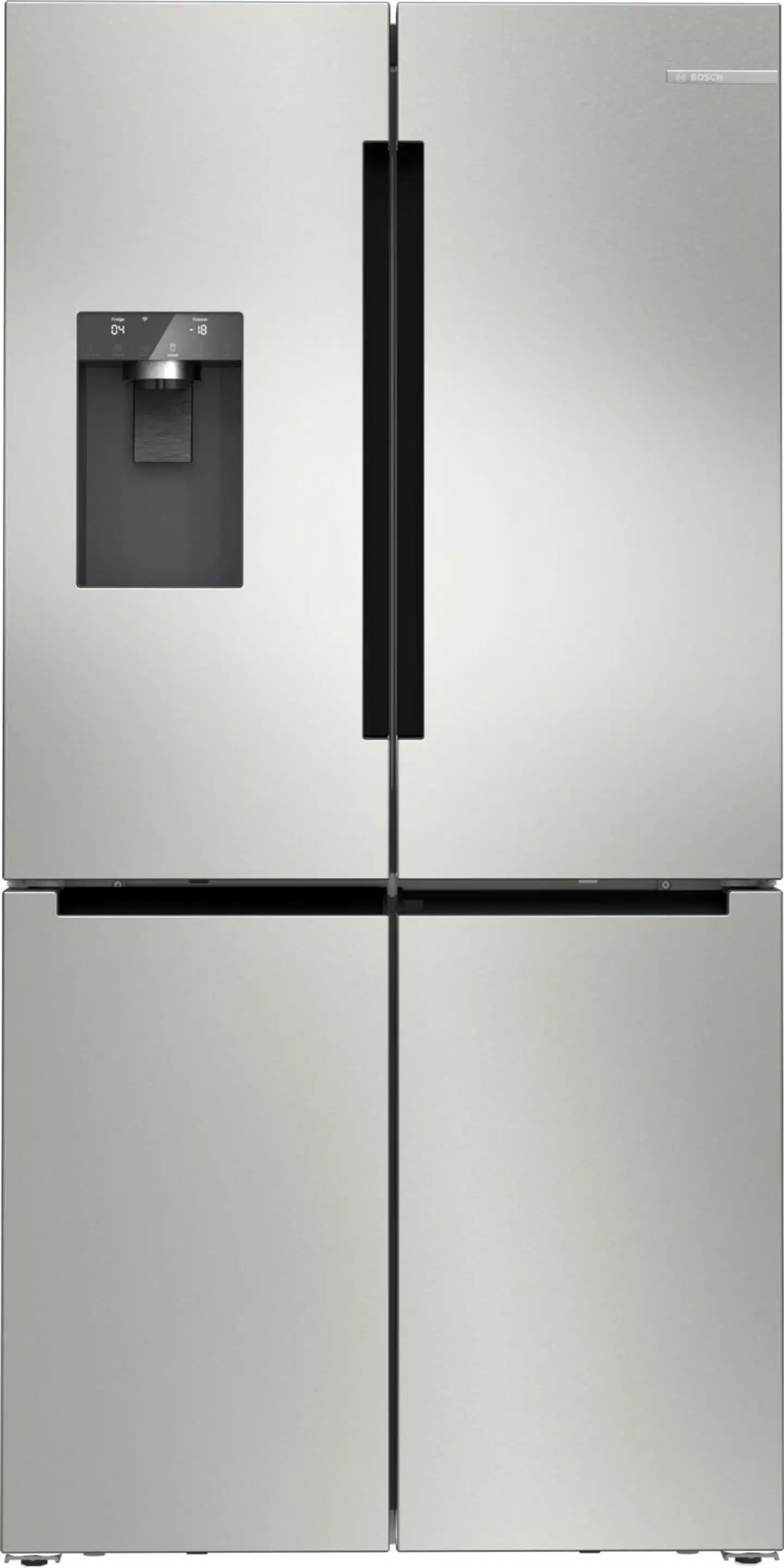 Bosch Serie 6 French door -jääkaappipakastin 4 ovea 183 x 90.5 cm teräs - 1