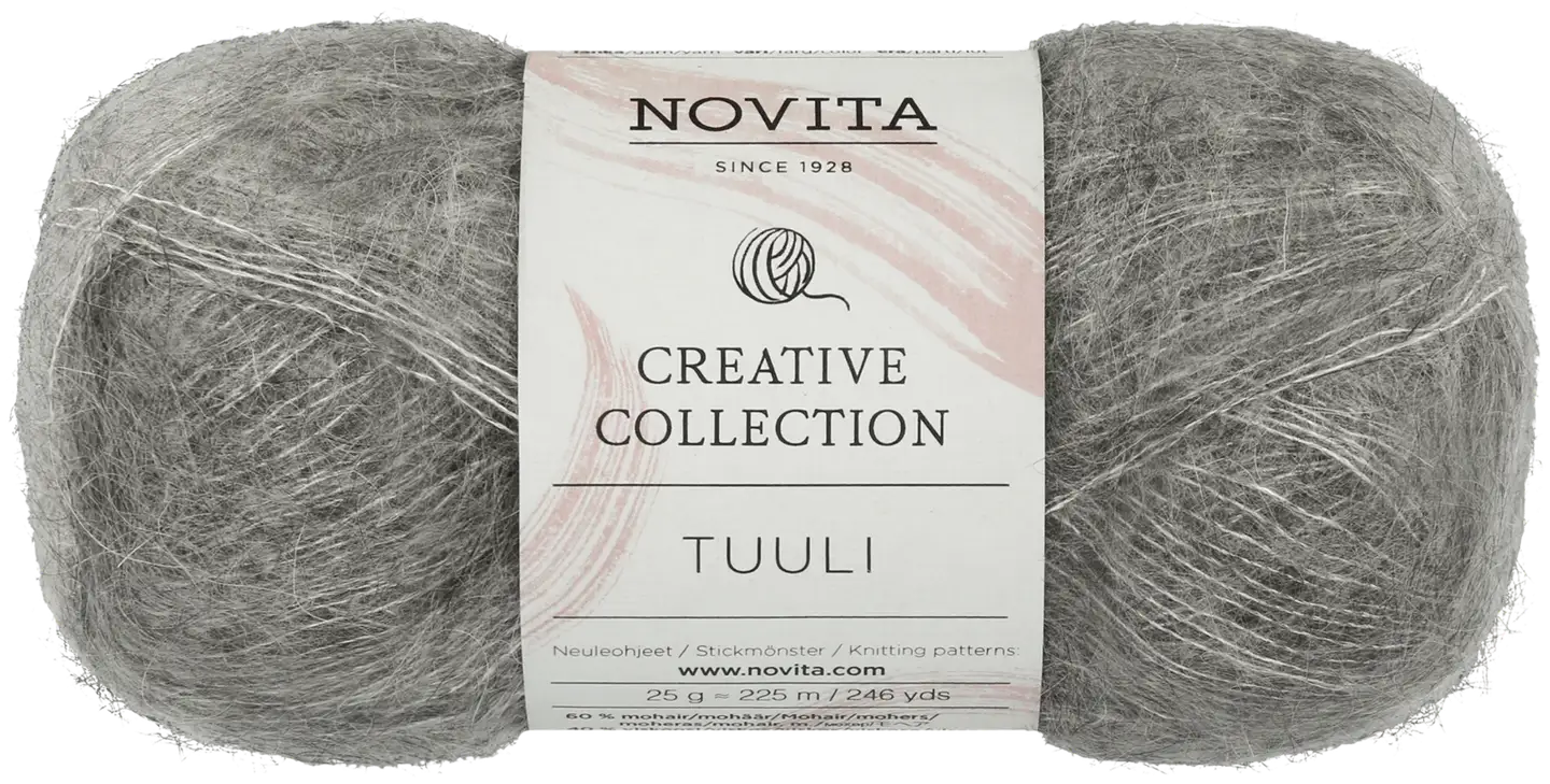 Novita lanka Tuuli 25 g kari 042 - 1