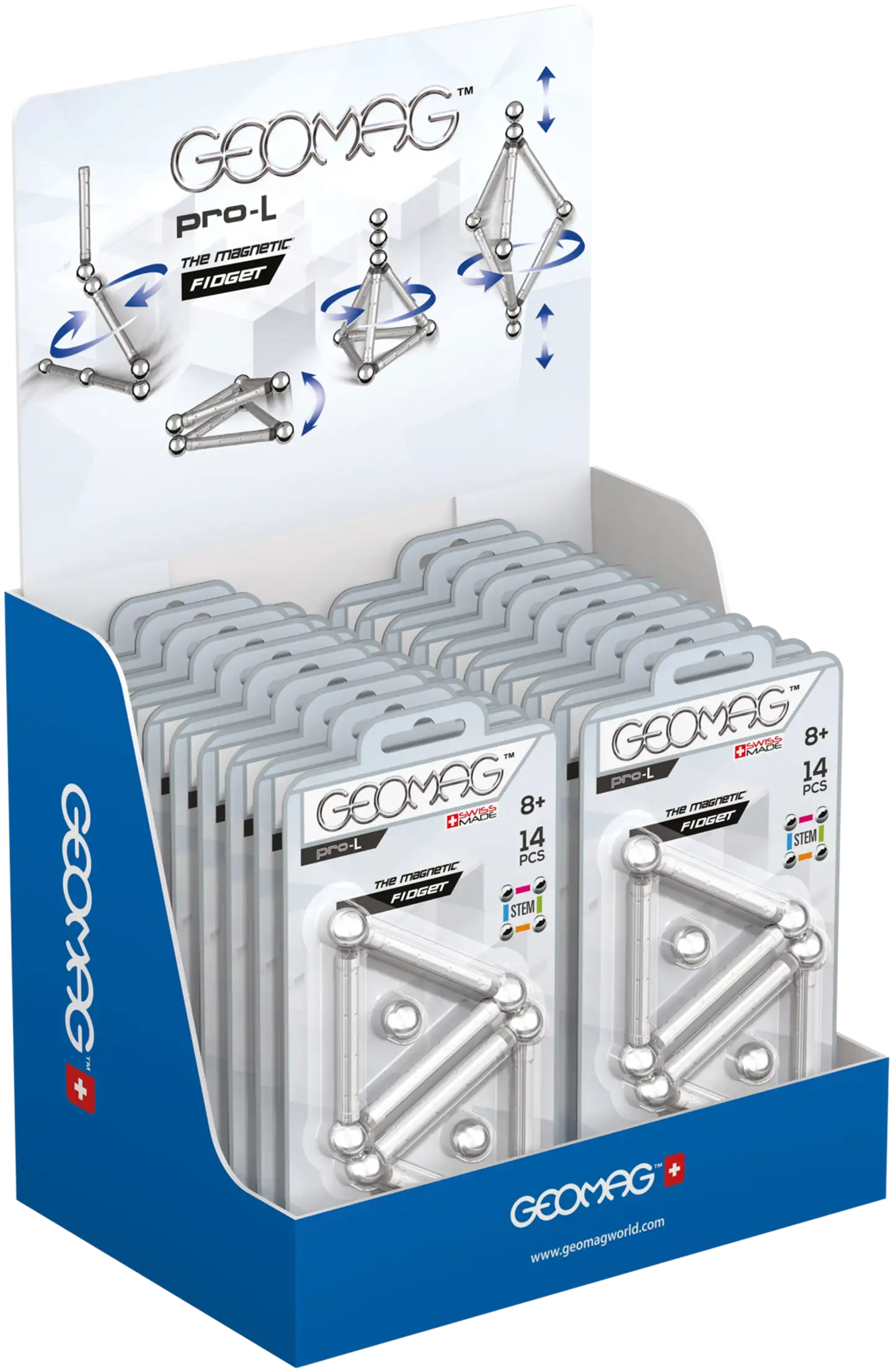 Geomag Pro-L Fidget -magneettirakennussetti 14 osaa