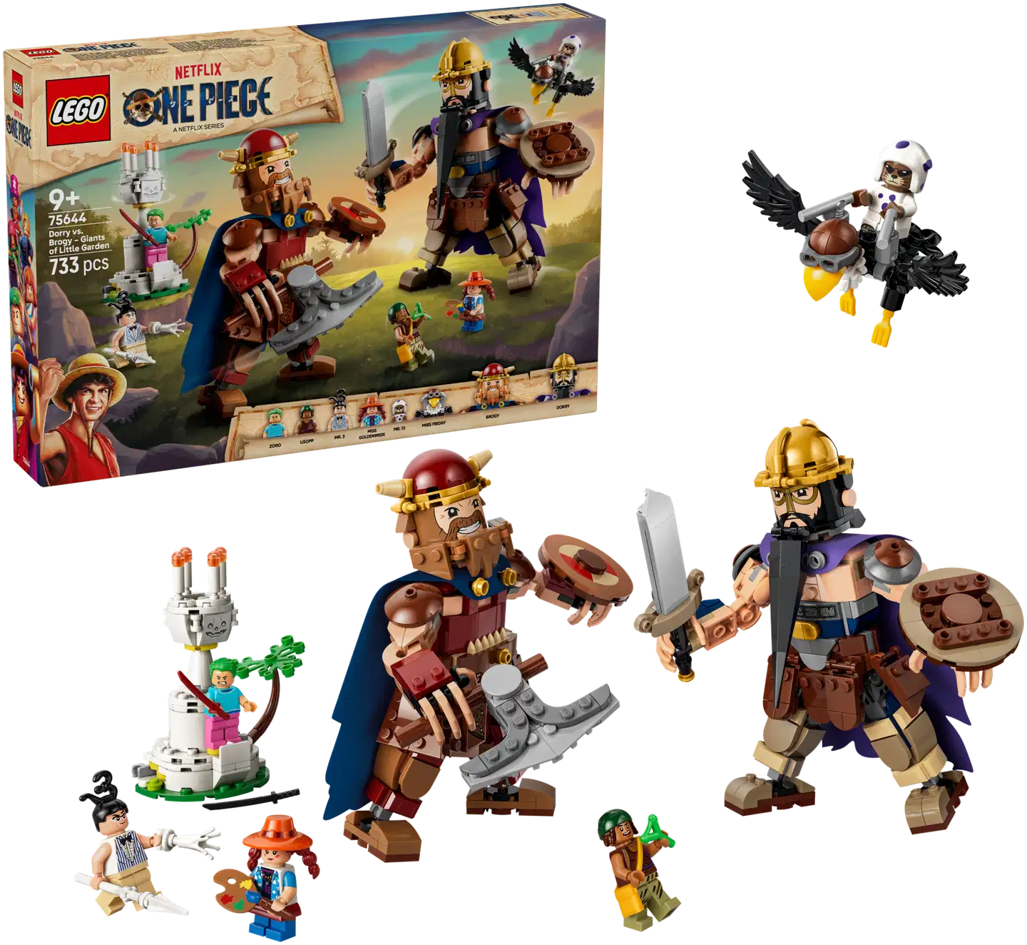 LEGO® ONE PIECE 75644 Dorry vastaan Brogy – Little Gardenin jättiläiset - 1