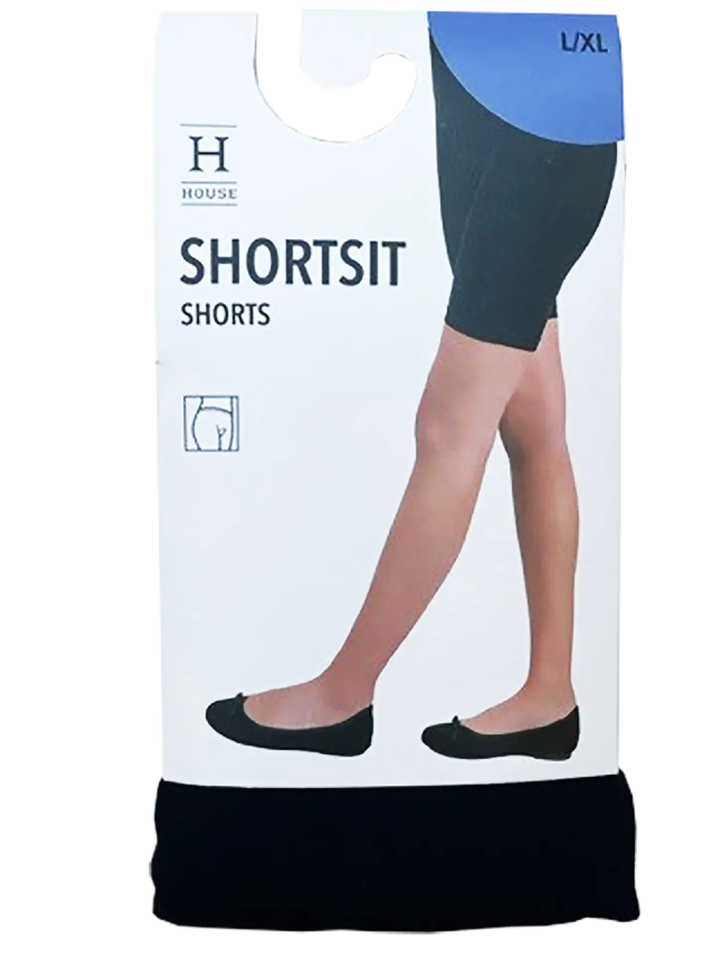 House naisten saumattomat shortsit 102YKS007S - BLACK - 3