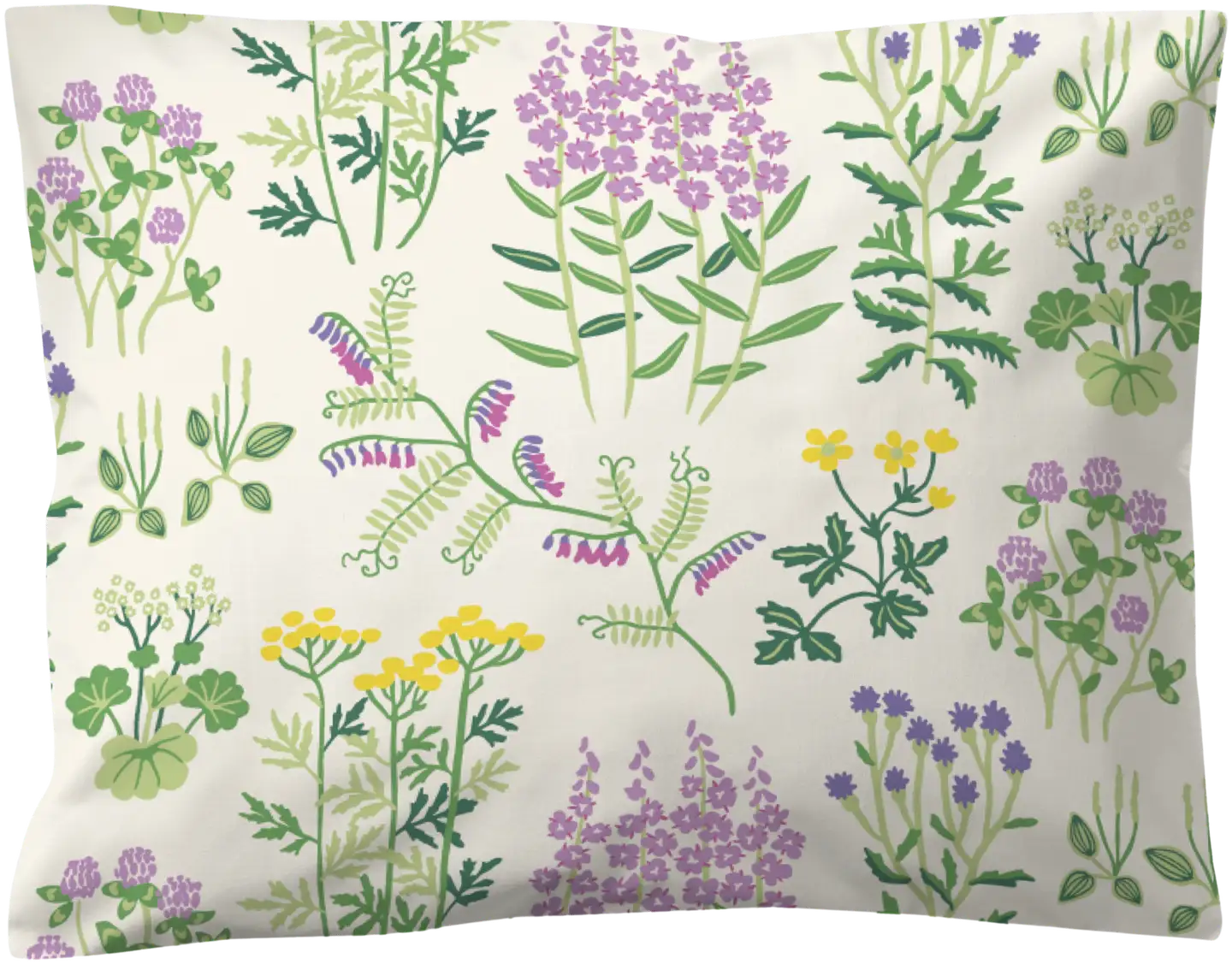 Finlayson tyynyliina Joutomaa 50X60 l.valk/vihreä - 1