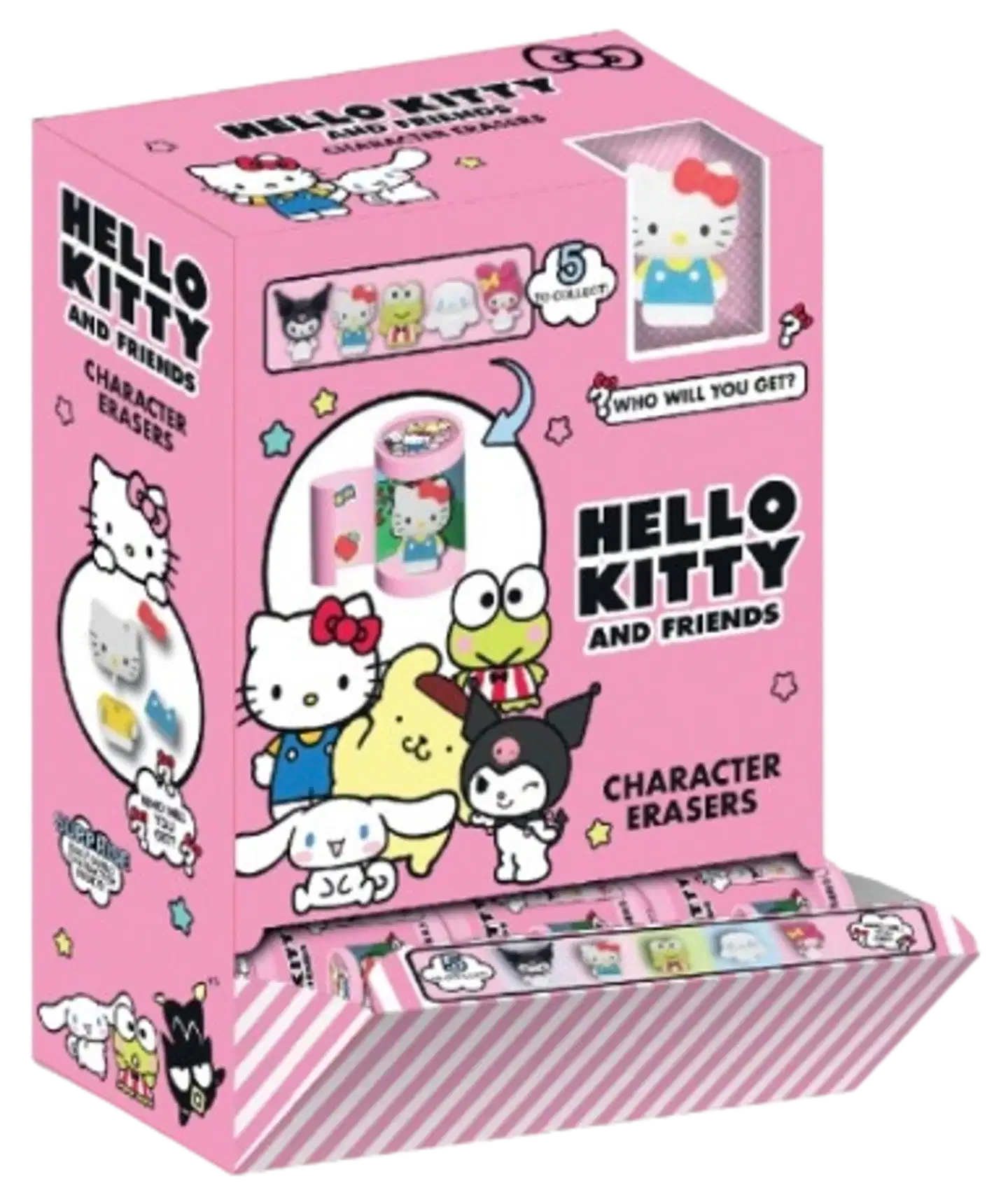 Hello Kitty 3D hahmopyyhekumi 1 kpl, erilaisia