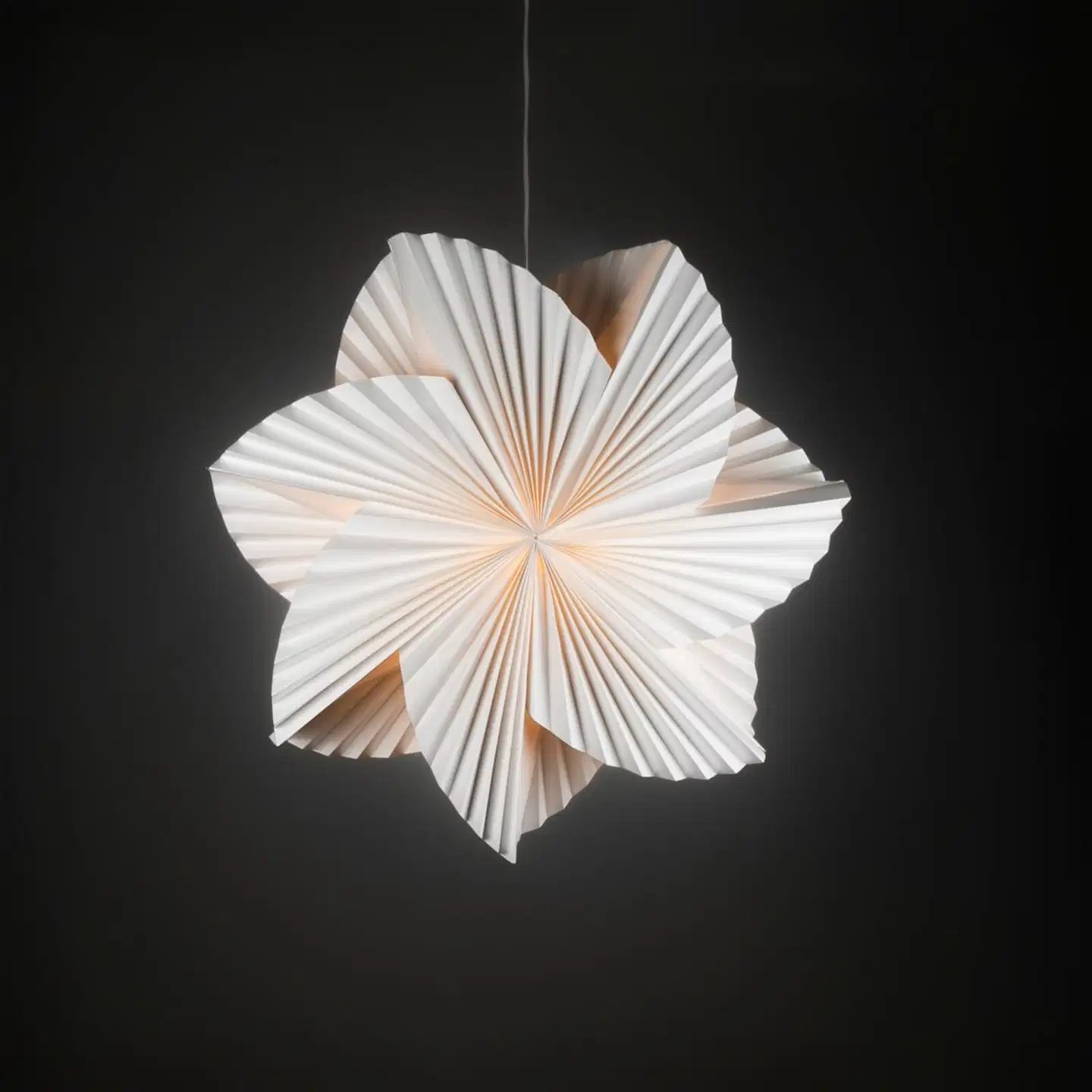 Konstsmide Paperitähti 5949-200, Hyrrä 80Cm Valkoinen, E14 sis. johtosarjan - 2