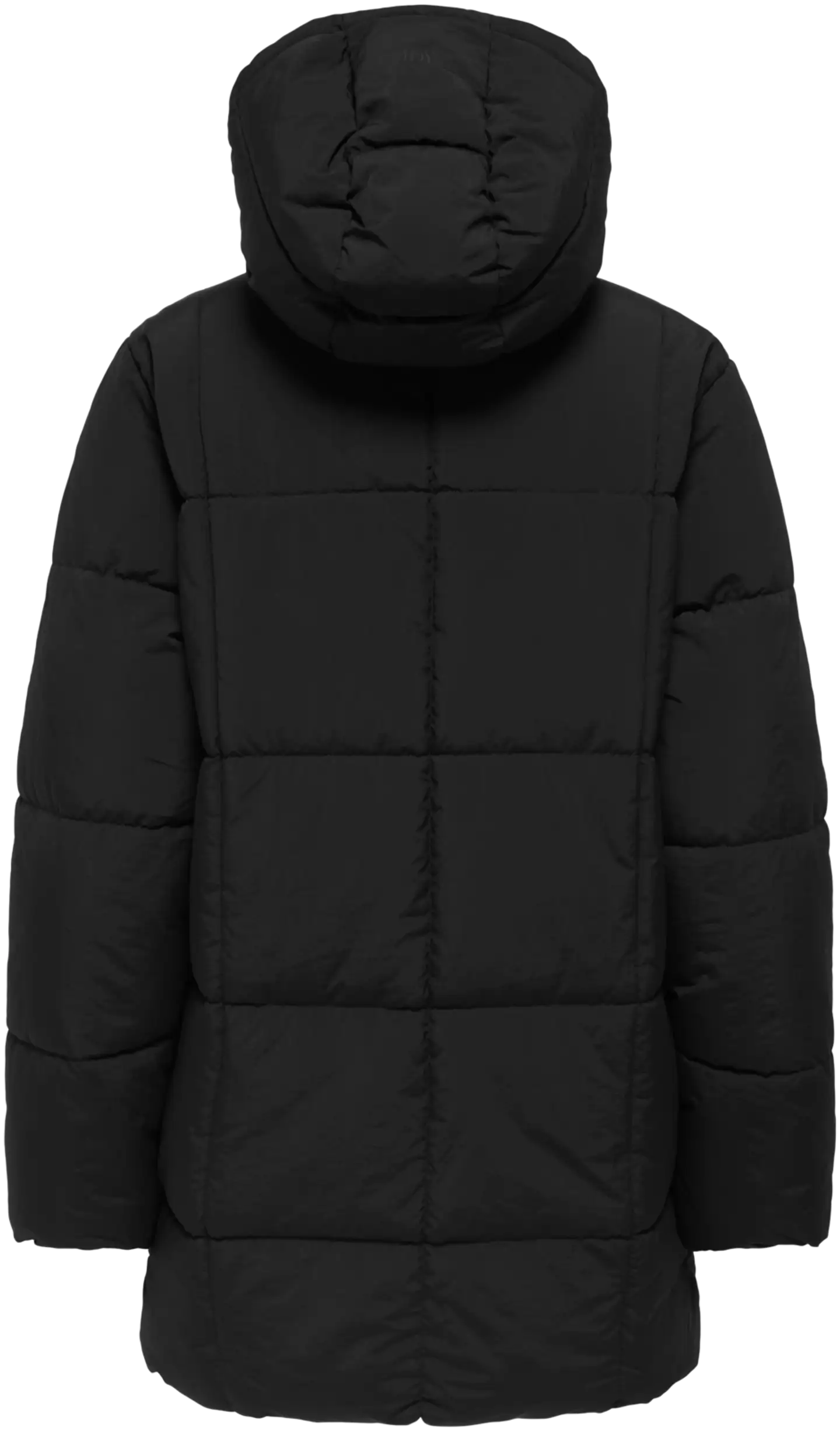JDY naisten hupullinen puffer toppatakki Jdywonder - BLACK - 2