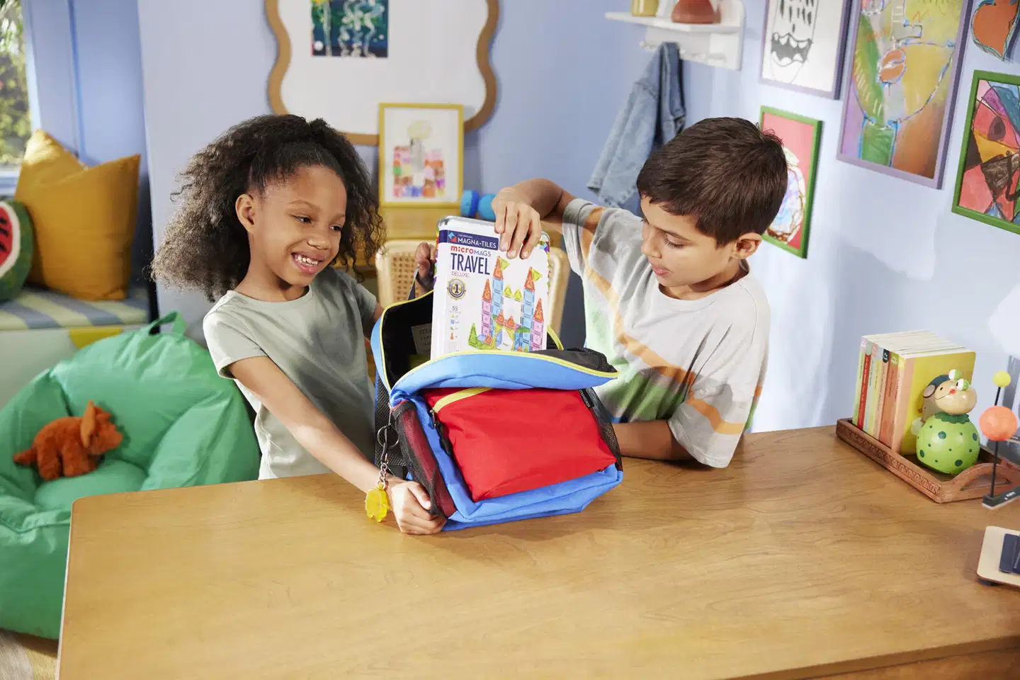Magna-Tiles microMAGS Deluxe Travel -matkapakkaus 55 osaa - 14