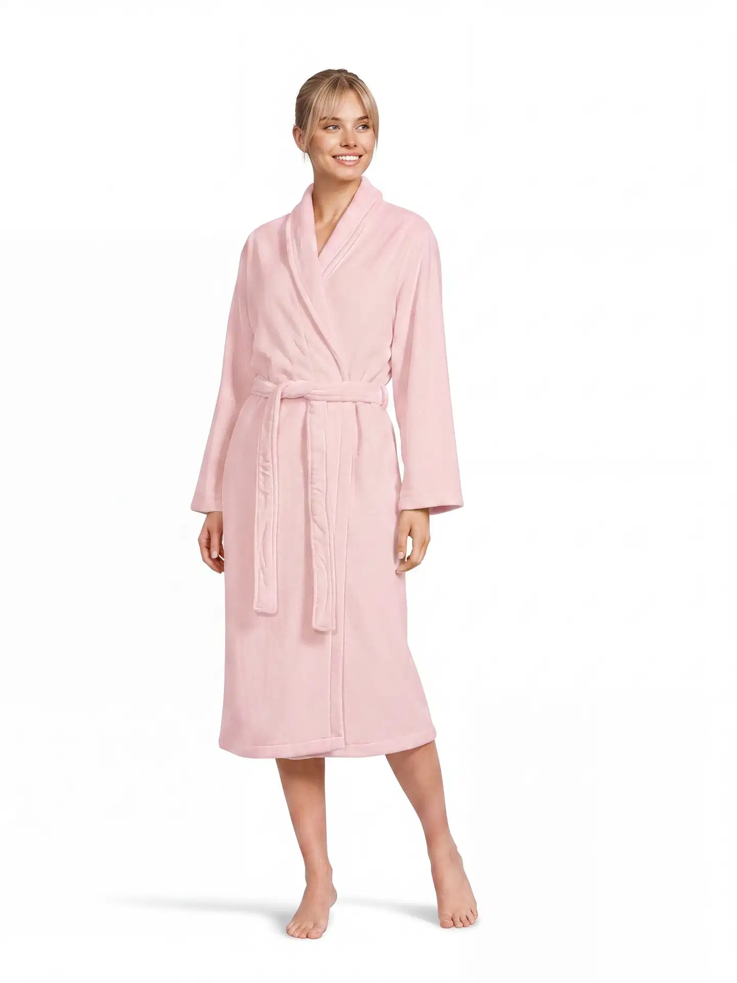 Actuelle naisten kylpytakki 215A372371 - Heavenly pink - 1