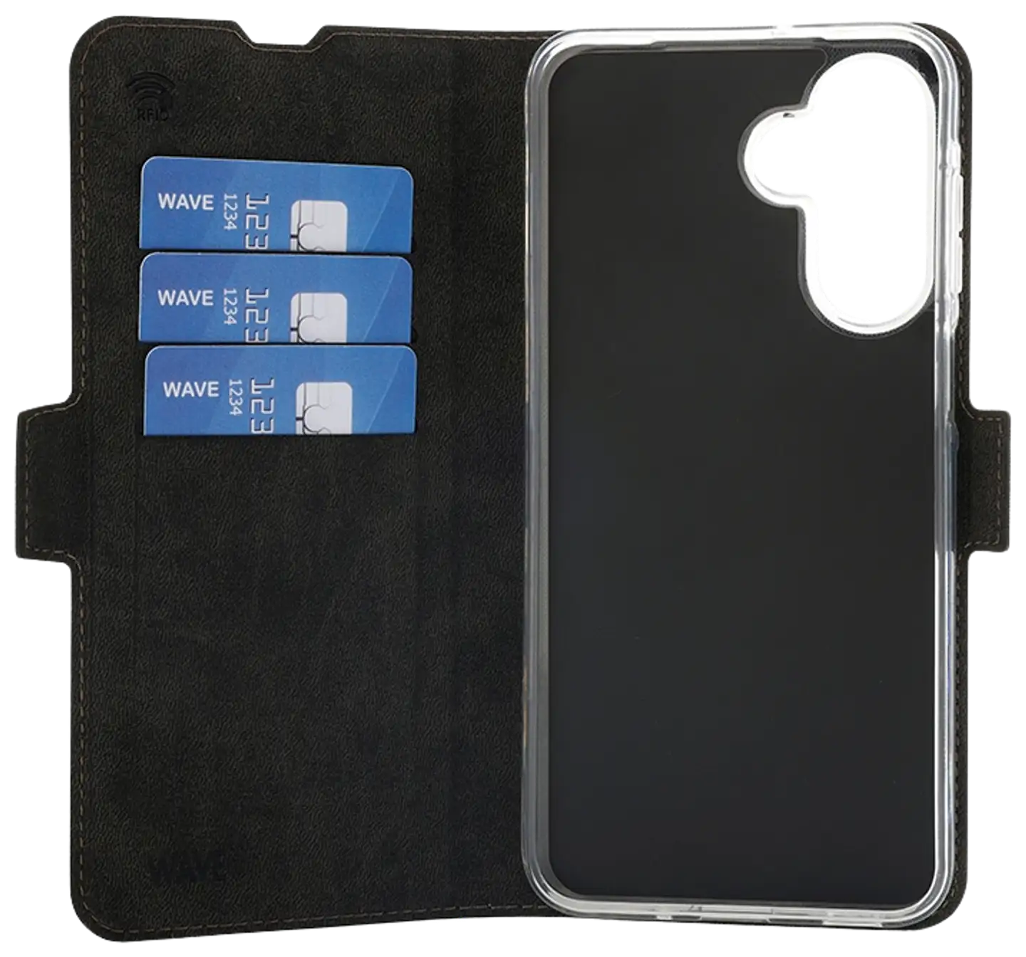 Wave Book Case, Samsung Galaxy A17 5G / Samsung Galaxy A17 4G, Taupe - 3