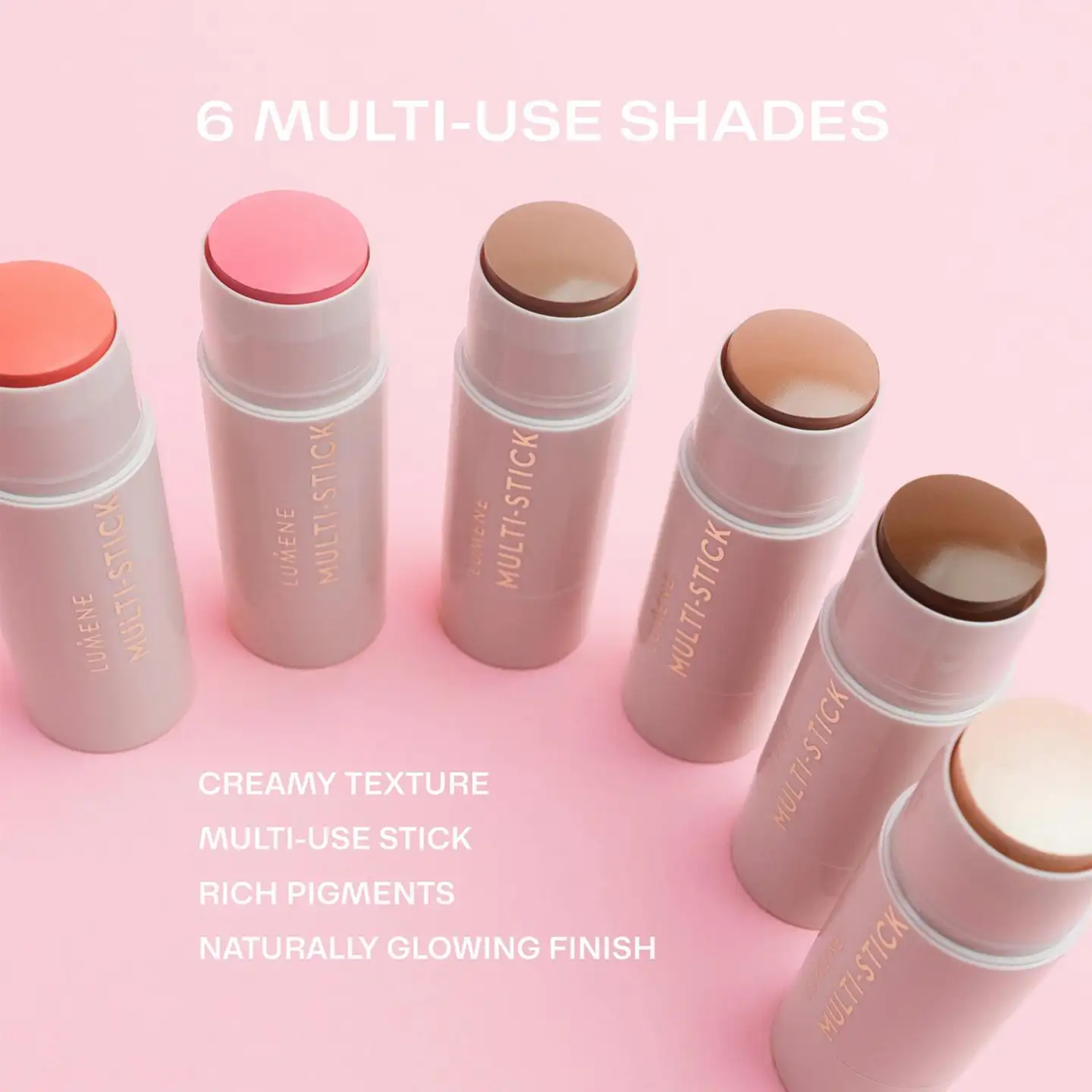 Lumene Voidemainen meikkipuikko Cool Pink 4,5 g - light brown - 7