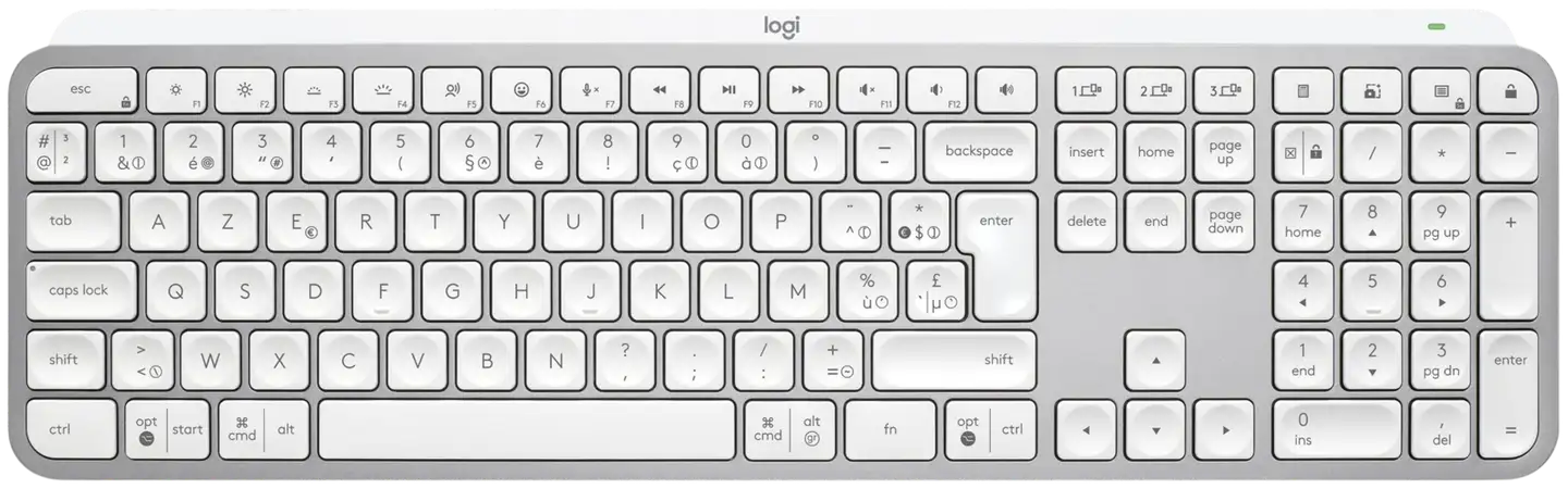 Logitech Näppäimistö MX Keys S - vaalean harmaa - 2
