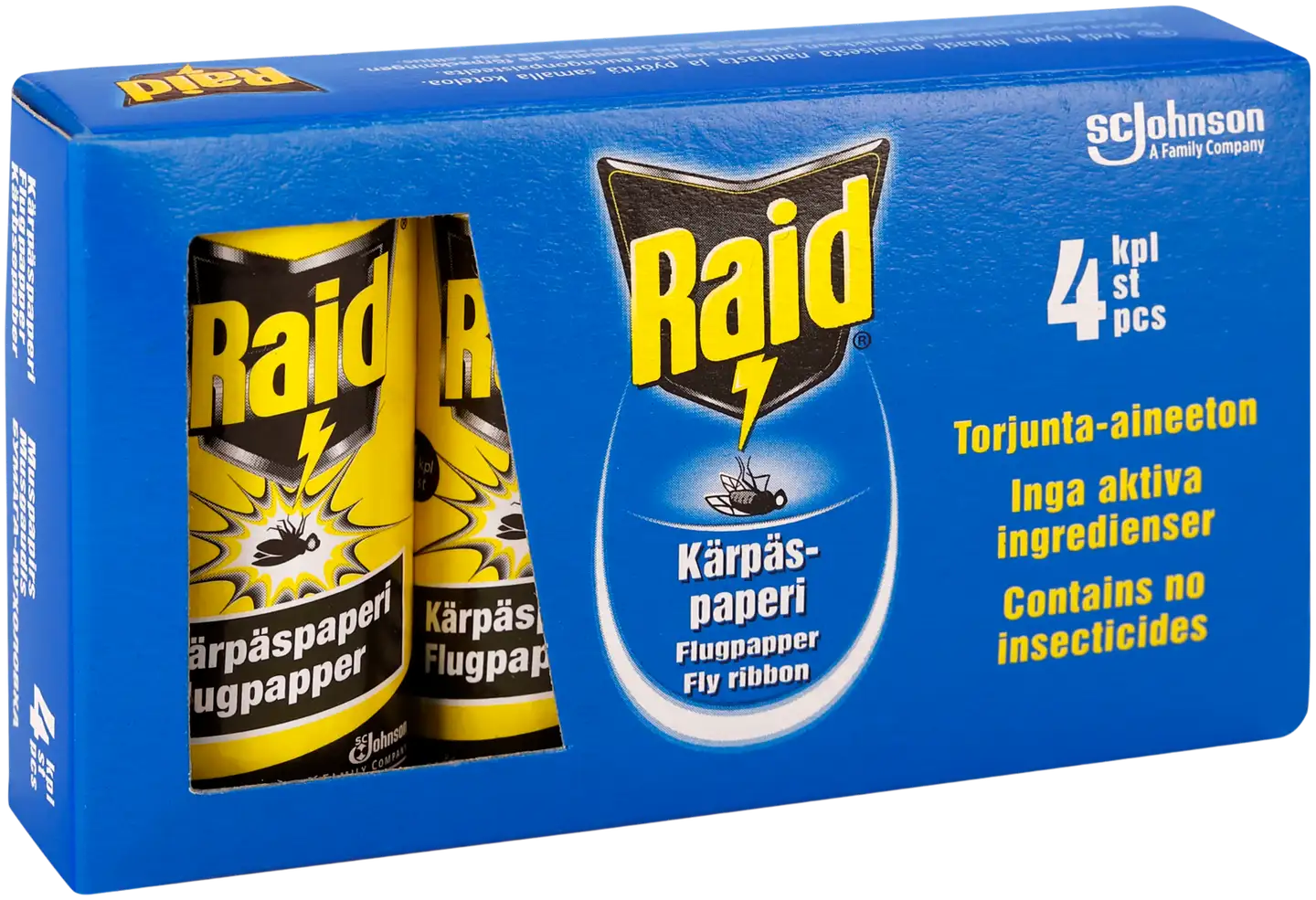 Raid Kärpäspaperi liimakarkote 4kpl