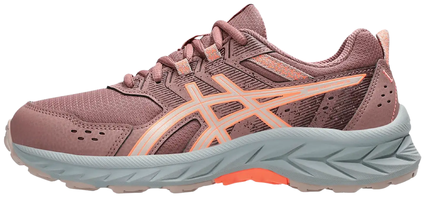 Asics lasten polkujuoksukengät Pre Venture GS - rubble red/fawn - 4