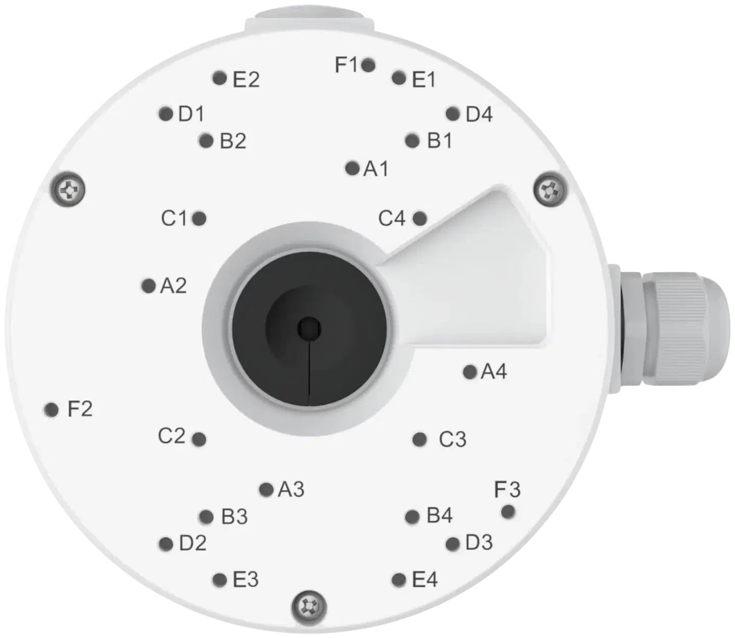 Reolink D20 kytkentärasia valkoinen - 1