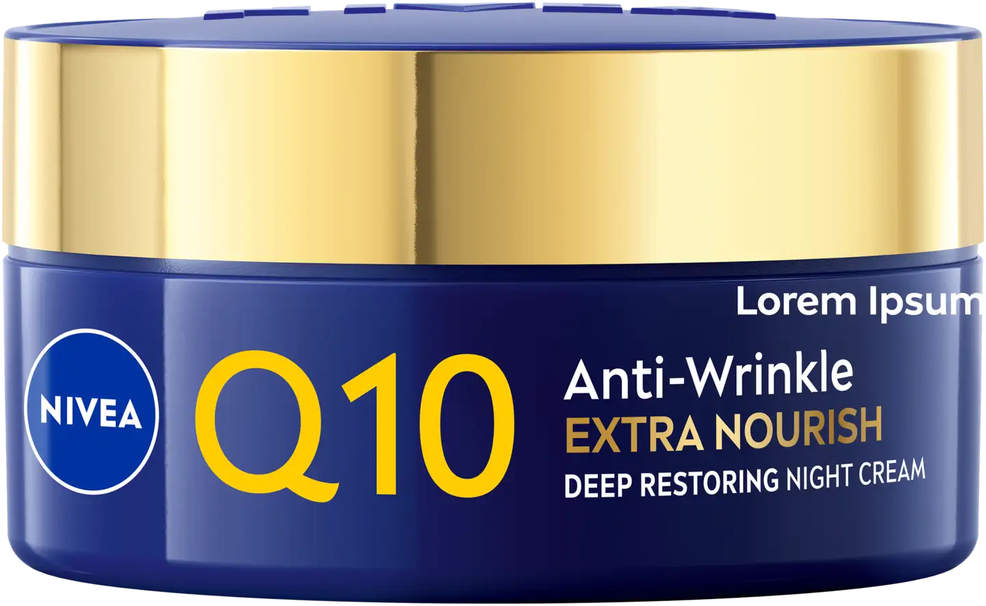 NIVEA 50ml Q10 Anti-Wrinkle Extra Nourish Deep Restoring Night Cream -yövoide - 3