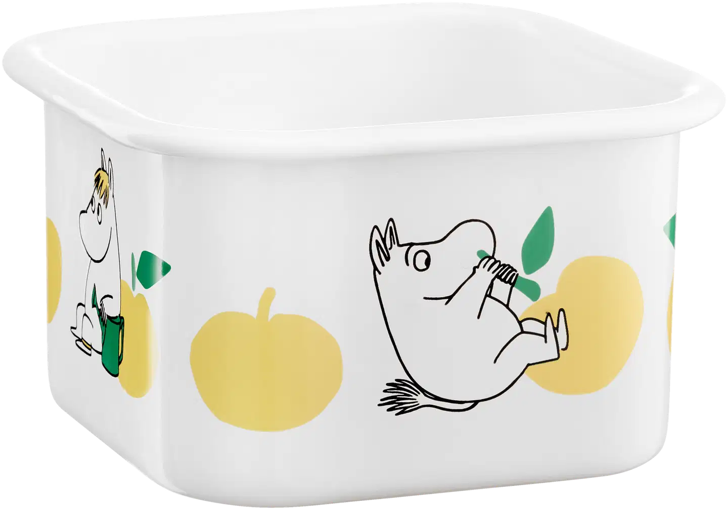 Muurla kannellinen emalipurkki Muumi Iloiset omput 1 l - 3