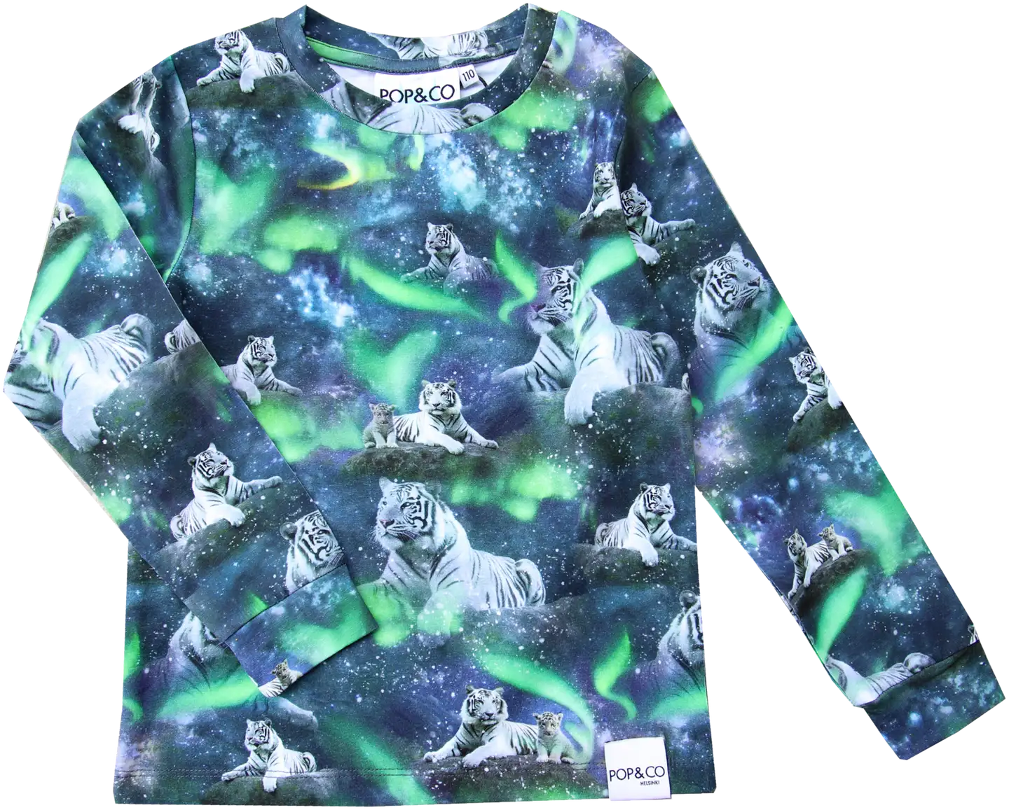 Pop&co lasten trikoopaita Alex - Space cats - 1