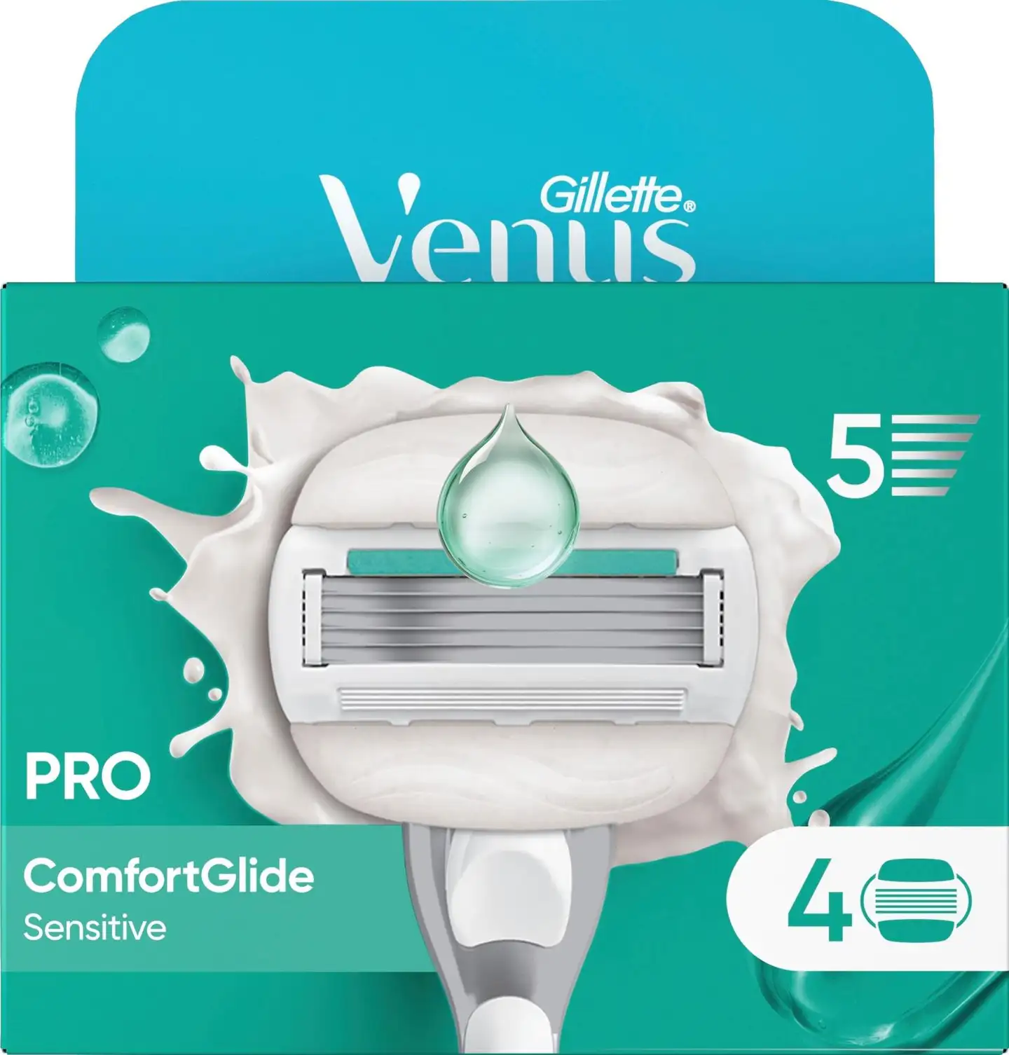 Gillette Venus Pro Comfortglide Sensitive  4kpl terä