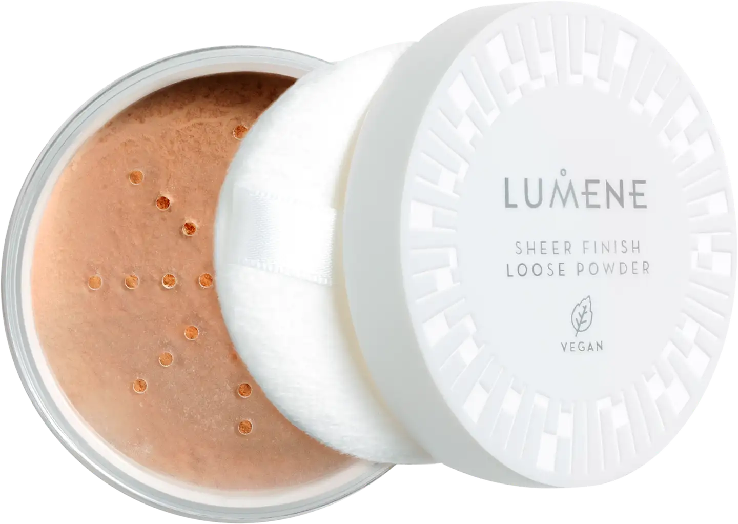 Lumene Sheer Finish Irtopuuteri Translucent Medium Deep 8 g