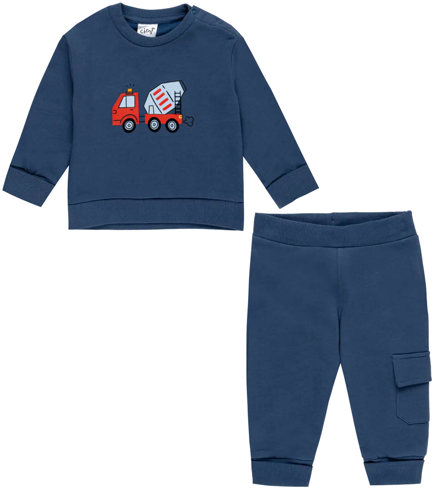 Ciraf vauvojen collegesetti Työmaa 250B262919 - Vintage Indigo - 1