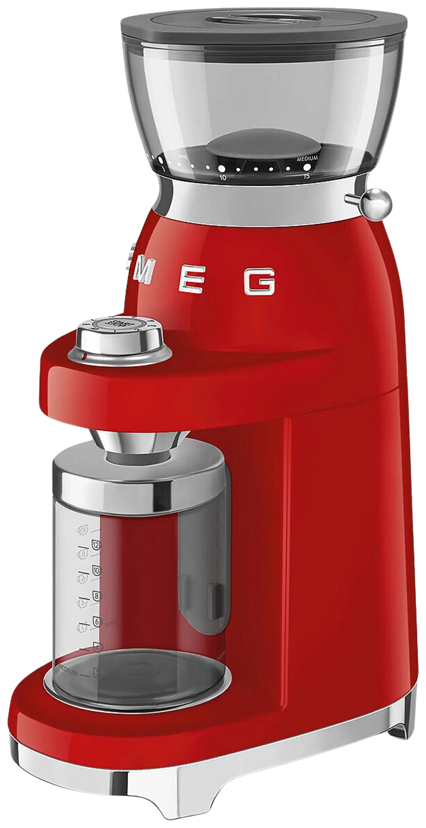 Smeg kahvimylly CGF03RDEU punainen - 4