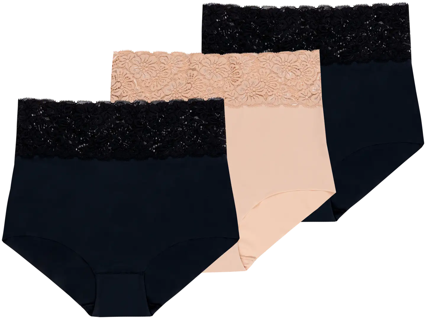 Actuelle naisten maxi-alushousut 210A332530 3-pack - Multicolor - 1