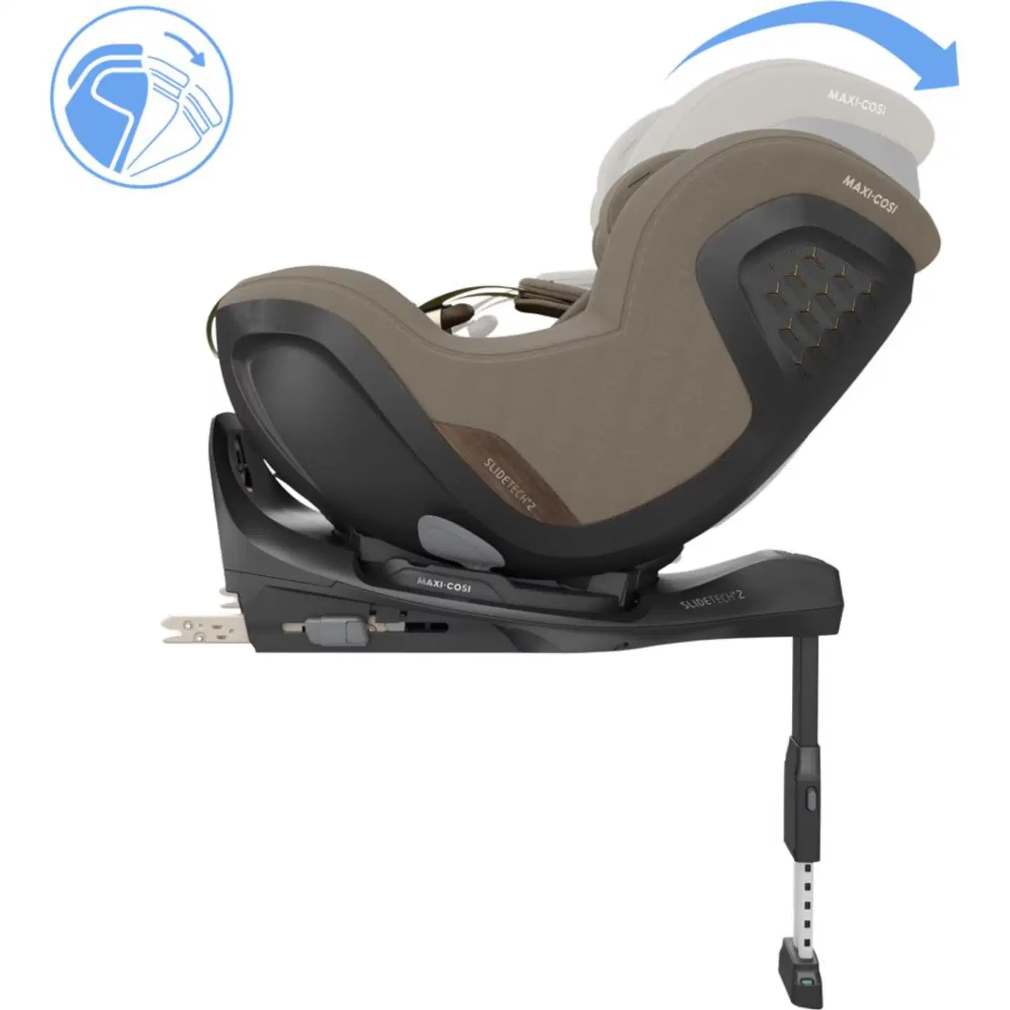 Maxi-Cosi turvaistuin Pearl Slide Pro ruskea - 9