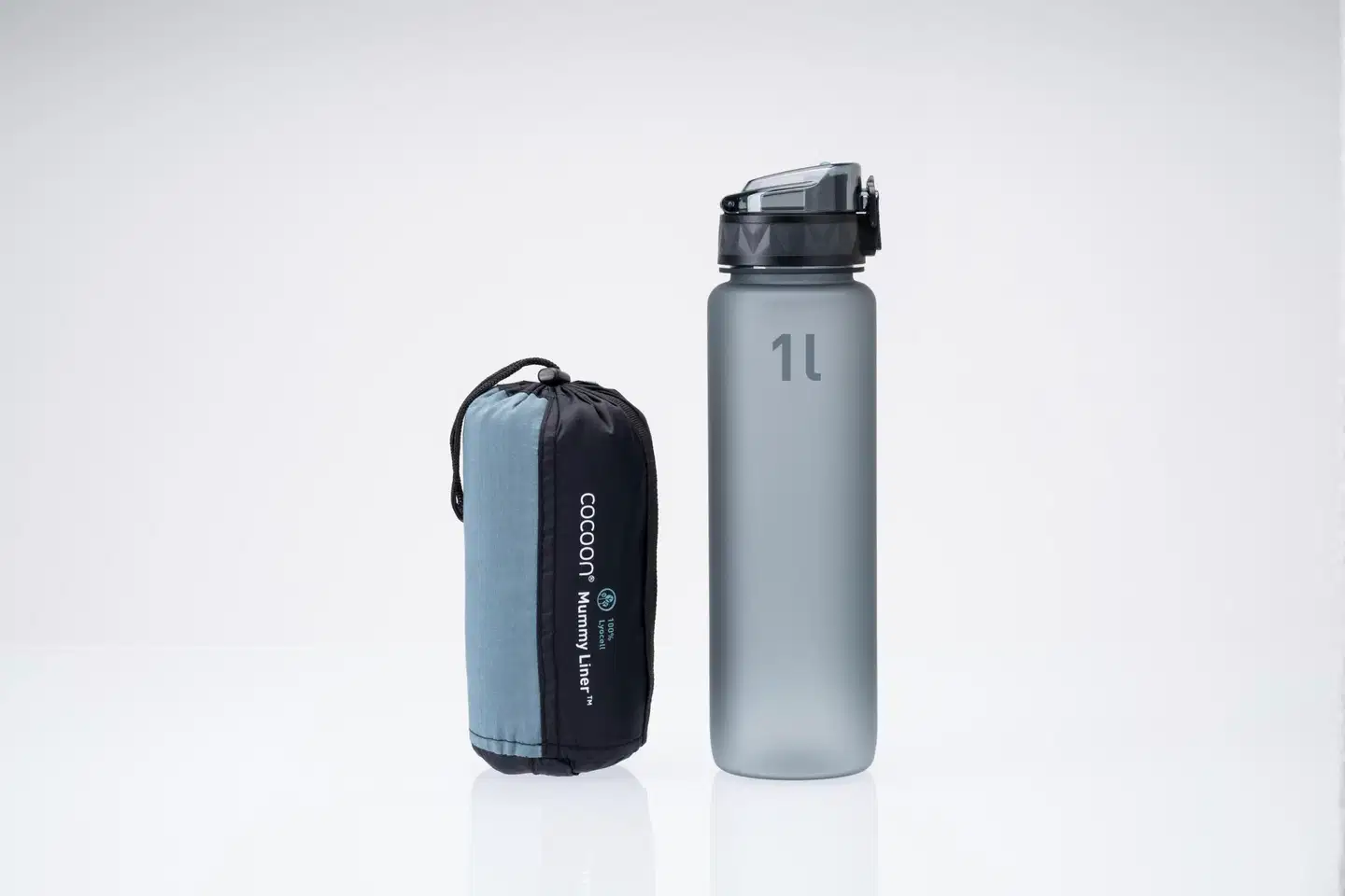 Cocoon makuupussin sisälakana MummyLiner Lyocell, eucalyptus green LM74 - 2