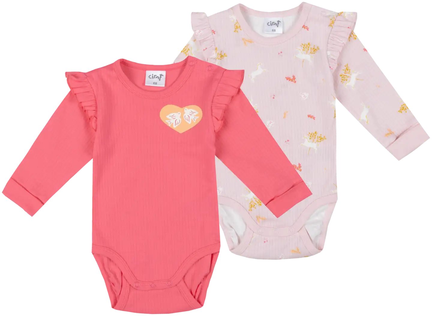 Ciraf vauvojen body Satumaa 250B260120 2-pack - 13-2803tcx pale lilac - 1