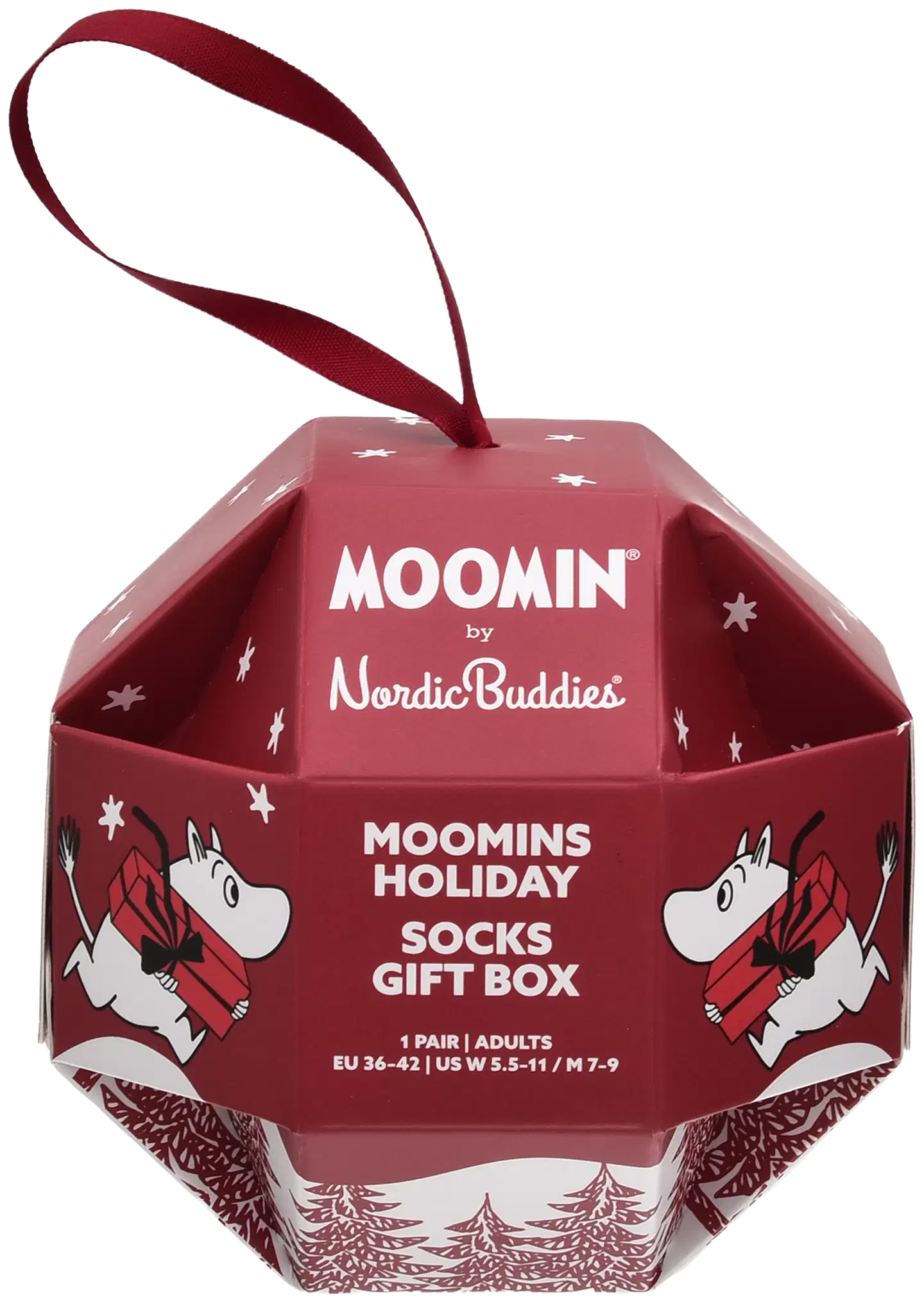 Moomin By Nordicbuddies naisten sukat lahjapakkaus Muumipeikko - 3