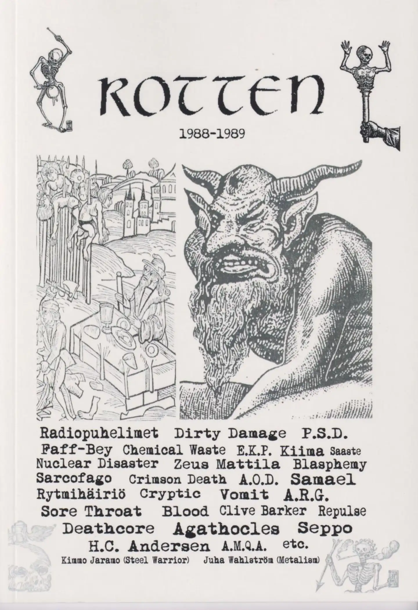 Iitti, Rotten-zine - Kokoelma (1988/1989) (näköispainos)