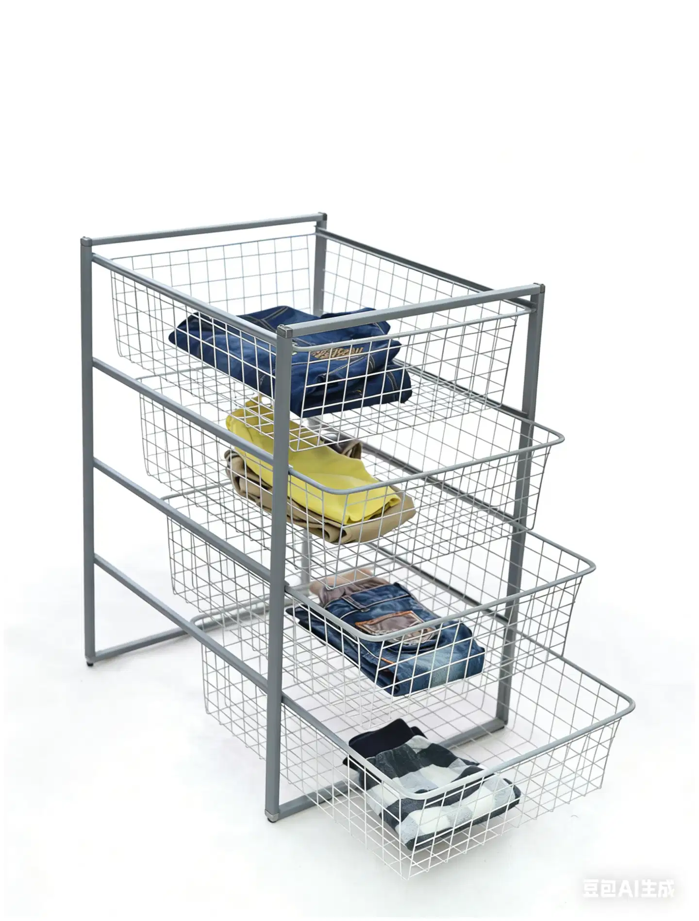 House koripaketti 4 koria 53,5x44x69,5 cm harmaa - 2