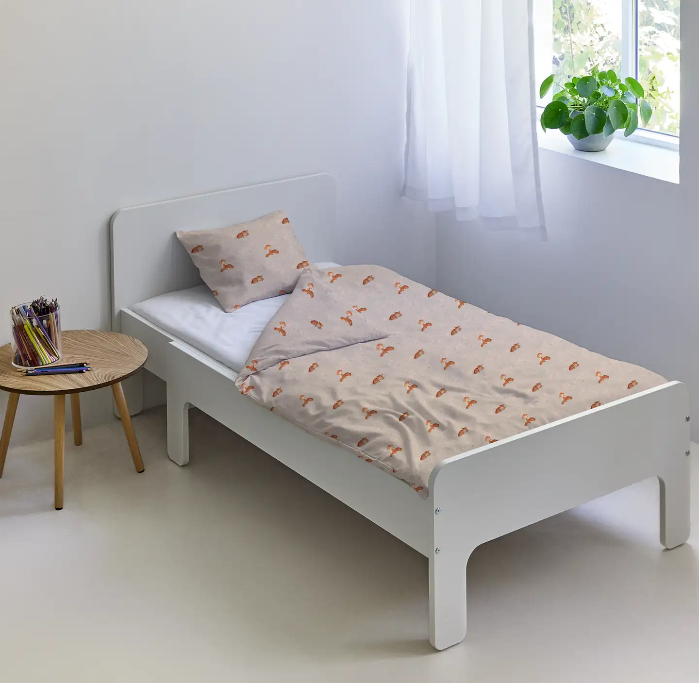 Ciraf lasten pussilakanasetti Bambi 120x160 cm + 40x60 cm beige - 2