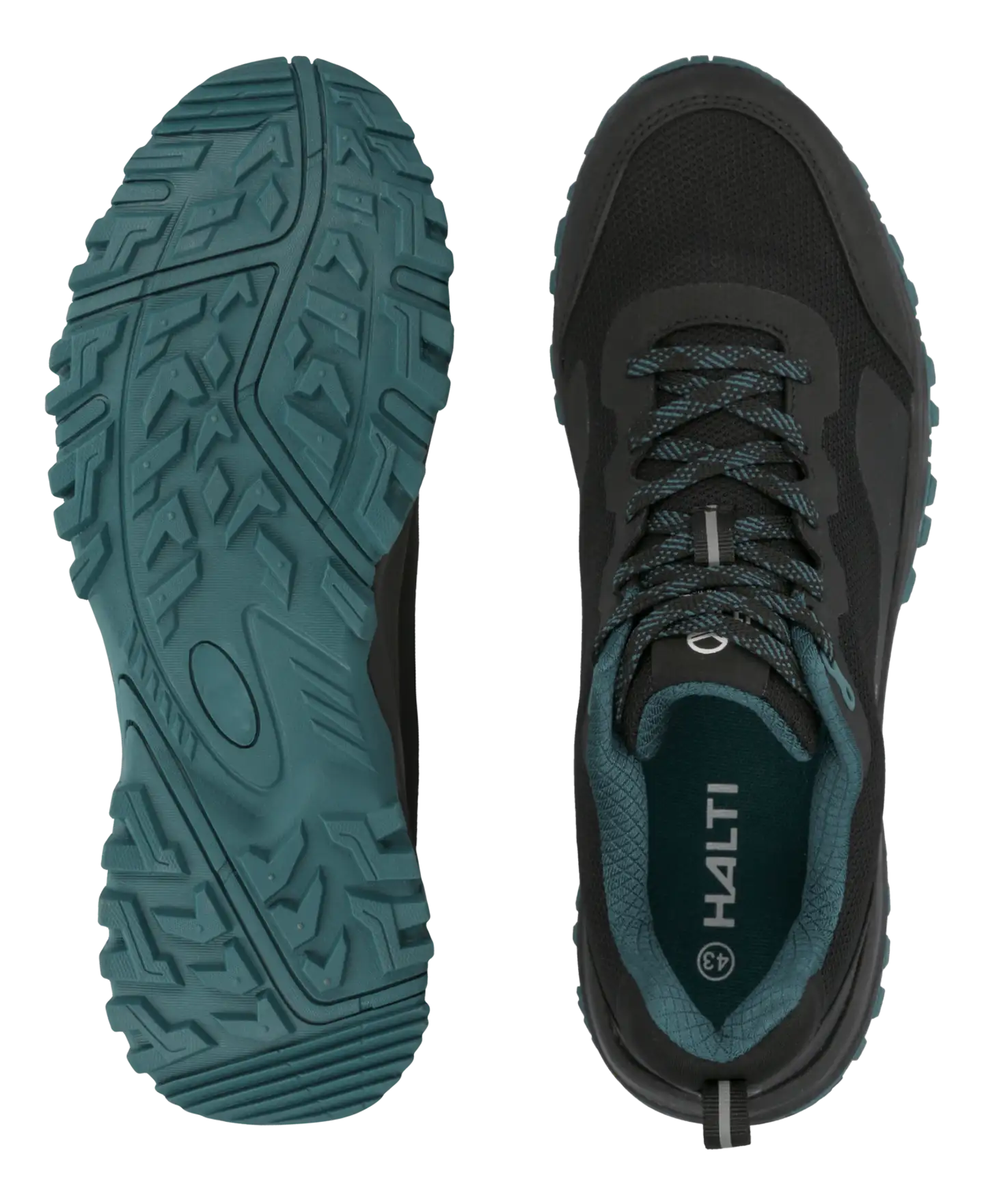 Halti Ride Low DX M trail sneaker - P9937	Black / Petrol - 4