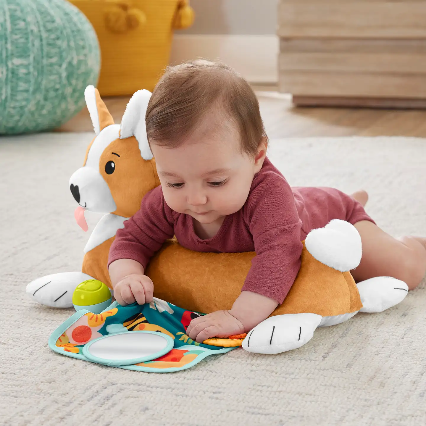 Fisher-Price 3-In-1 Puppy Tummy Wedge HJW10 - 5