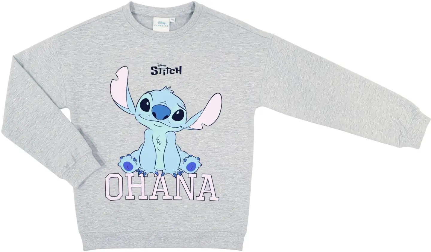 Lilo & Stitch lasten collegepusero - Vaaleanharmaa