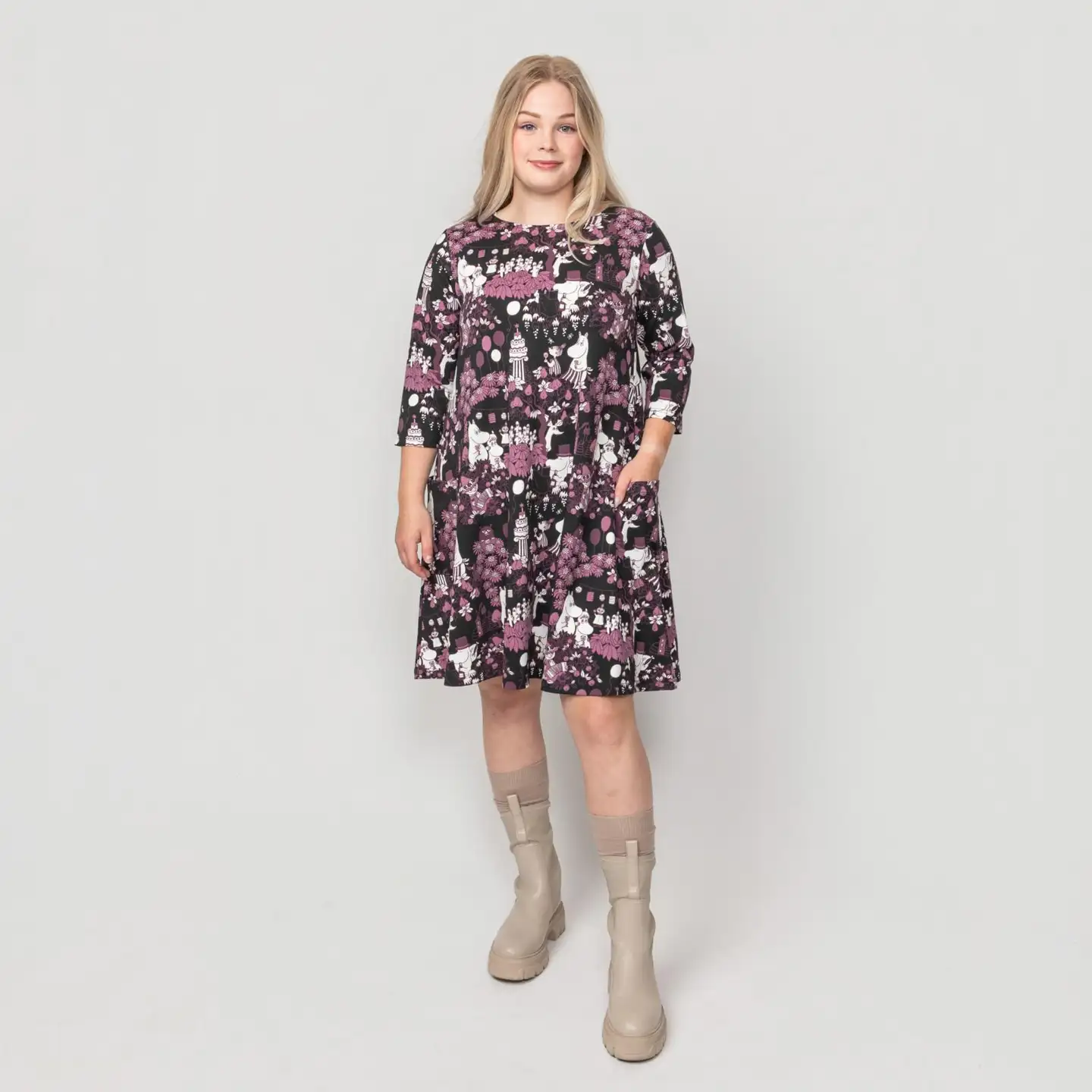 Moomin by Martinex naisten mekko Jenni Juhlahetki 589046 - luumu - 6
