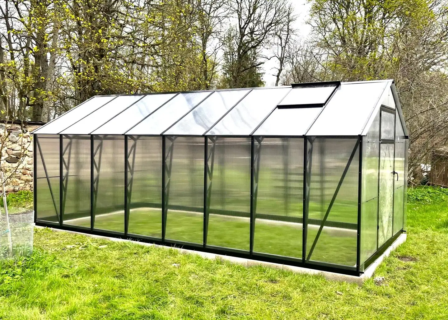 Ecoslider kasvihuone Lux 2.0 X 5.5 - 1