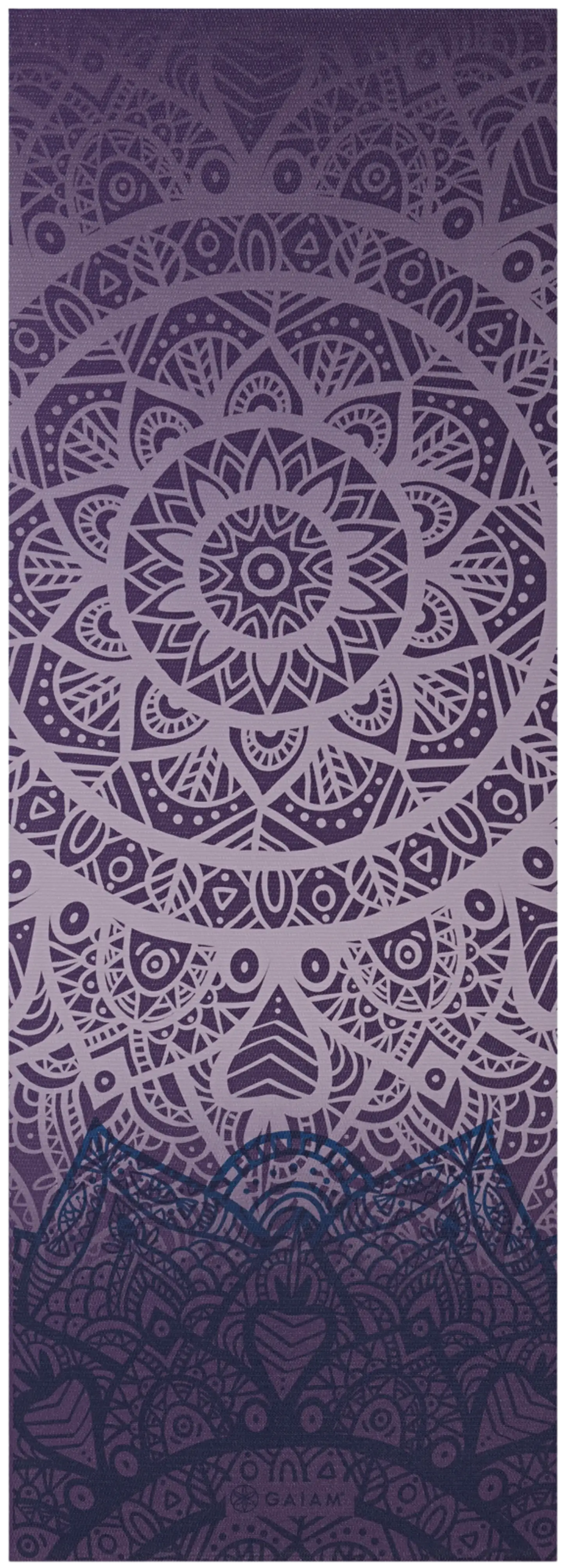 Gaiam joogamatto Purple Lattice 4mm Printed - 2