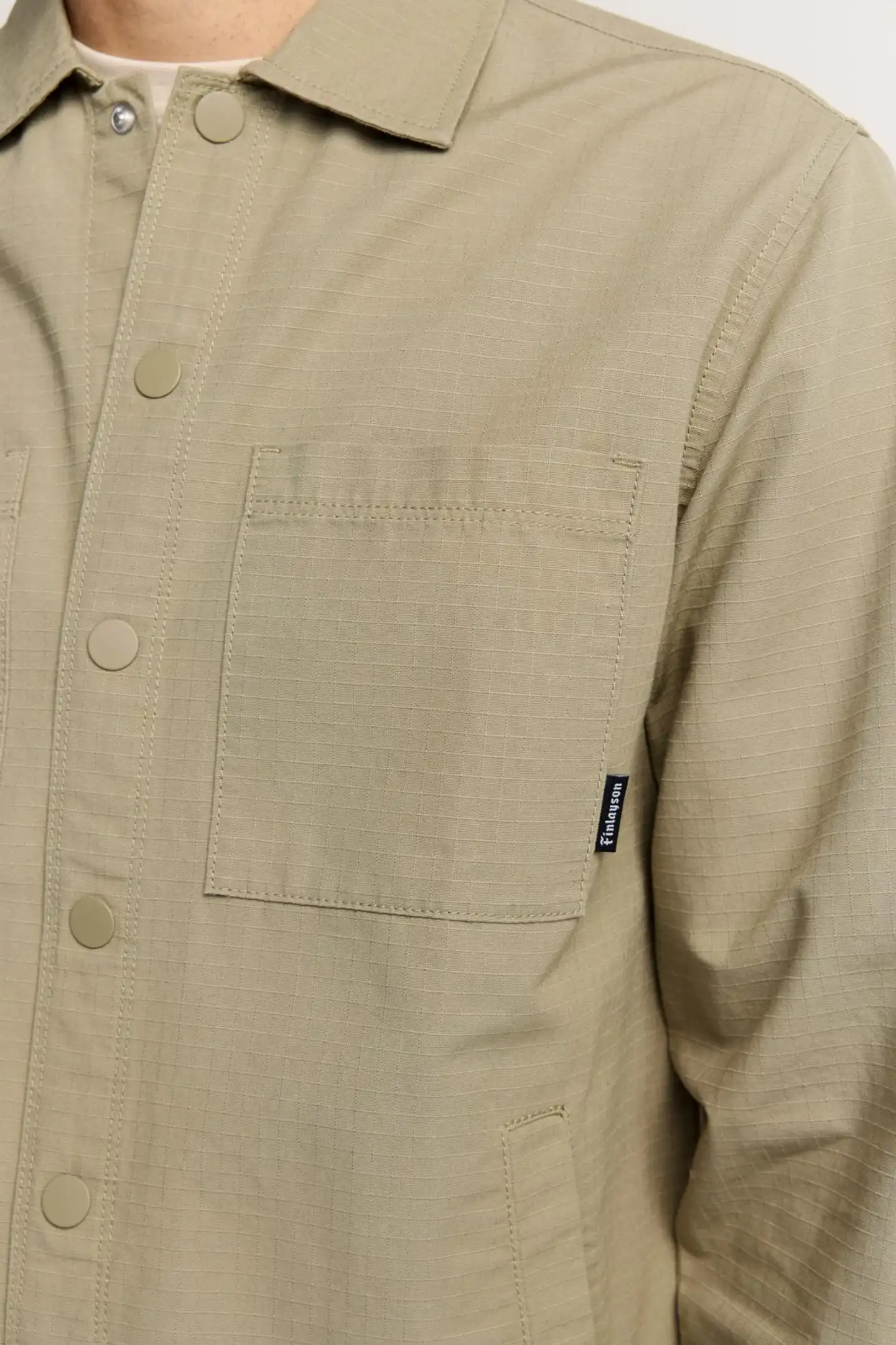 Finlayson miesten paitatakki ripstop - Green - 7