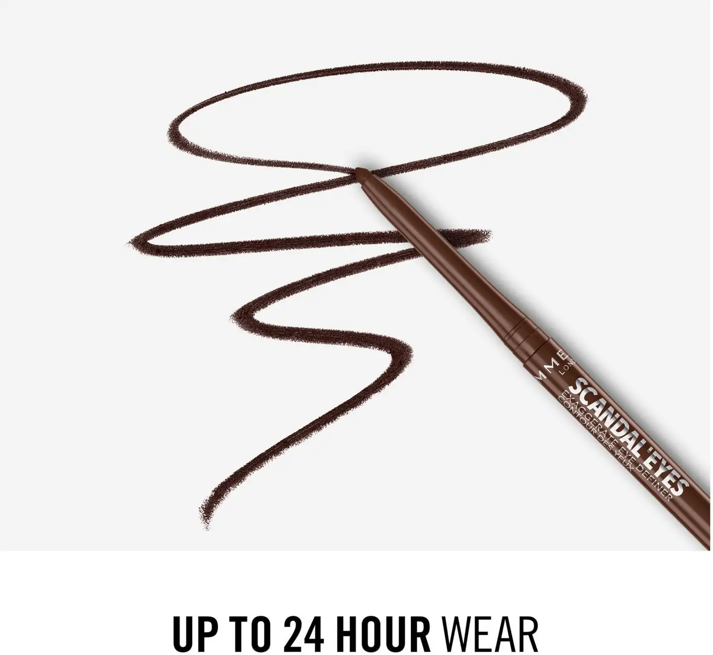 Rimmel Scandal'eyes Eye Definer 0,35 g, 002 Chocolate Brown silmänrajauskynä - 6