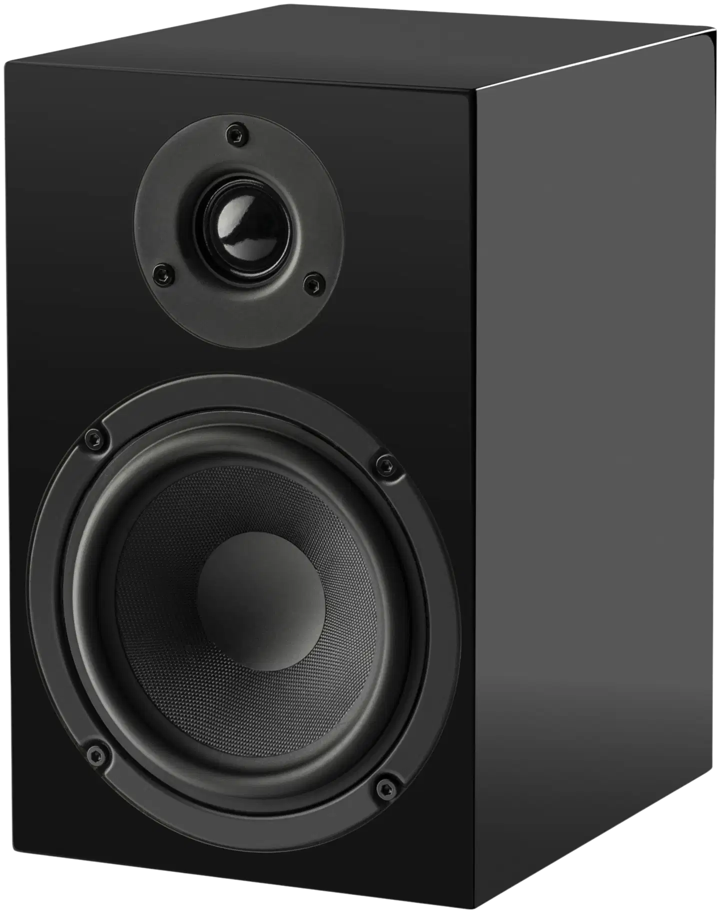 Pro-Ject Jalusta/Hyllykaiuttimet Speaker Box 5 E pähkinä - pianomusta - 1