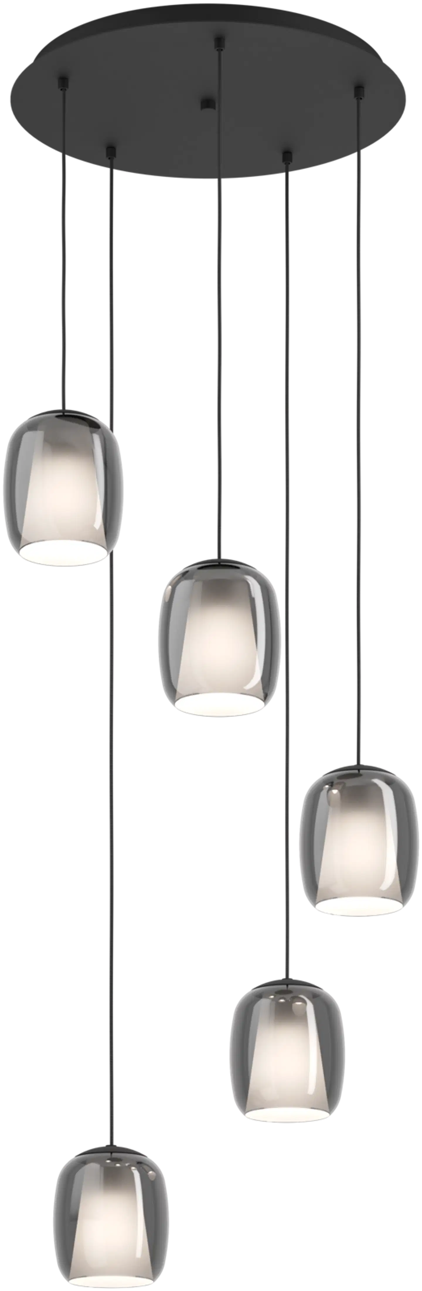 EGLO riippuvalaisin 5-os. Ciampino E27 musta - 3