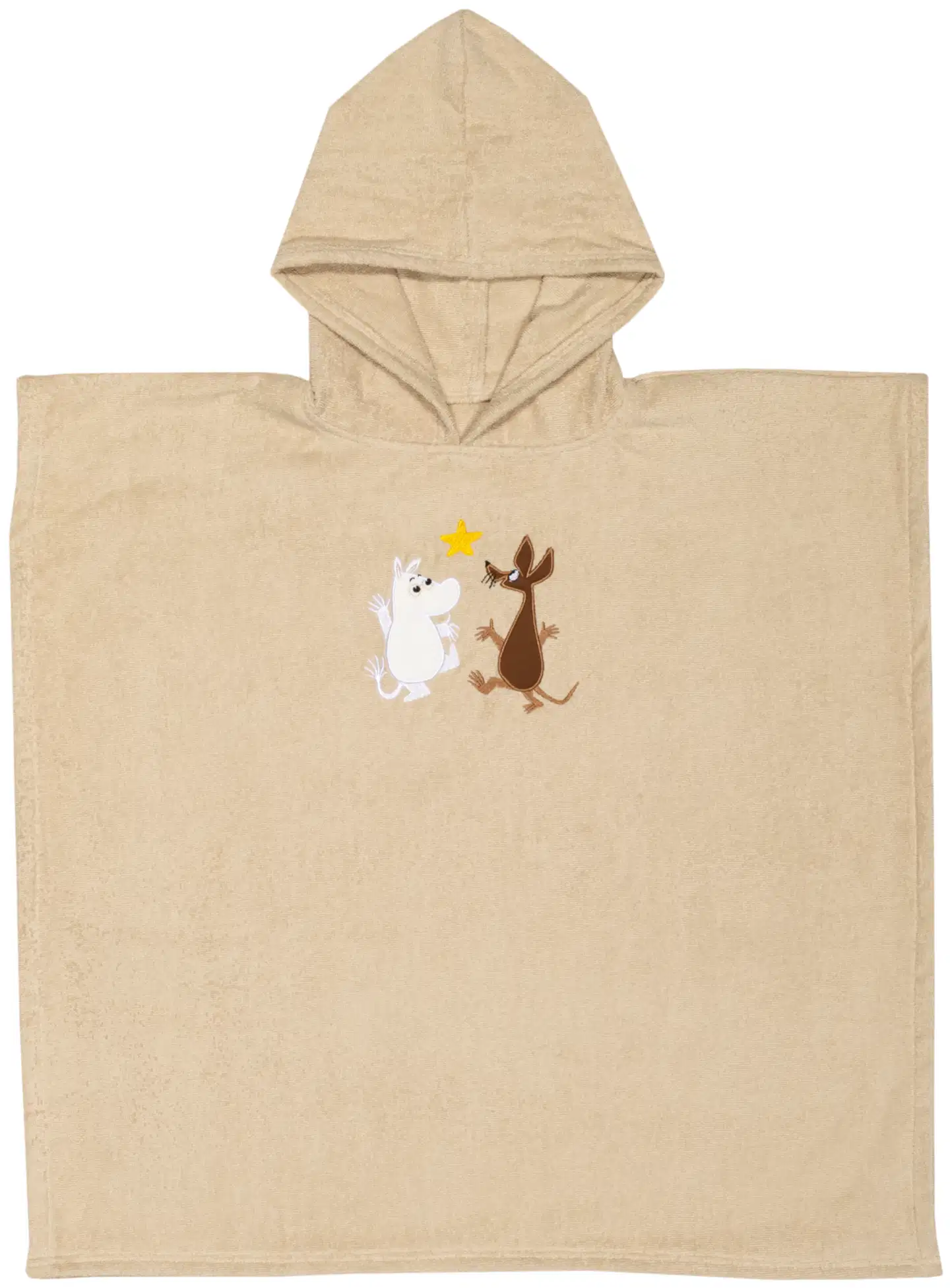 Moomin Arabia Muumi lasten kylpyponcho Avaruusseikkailu GOTS