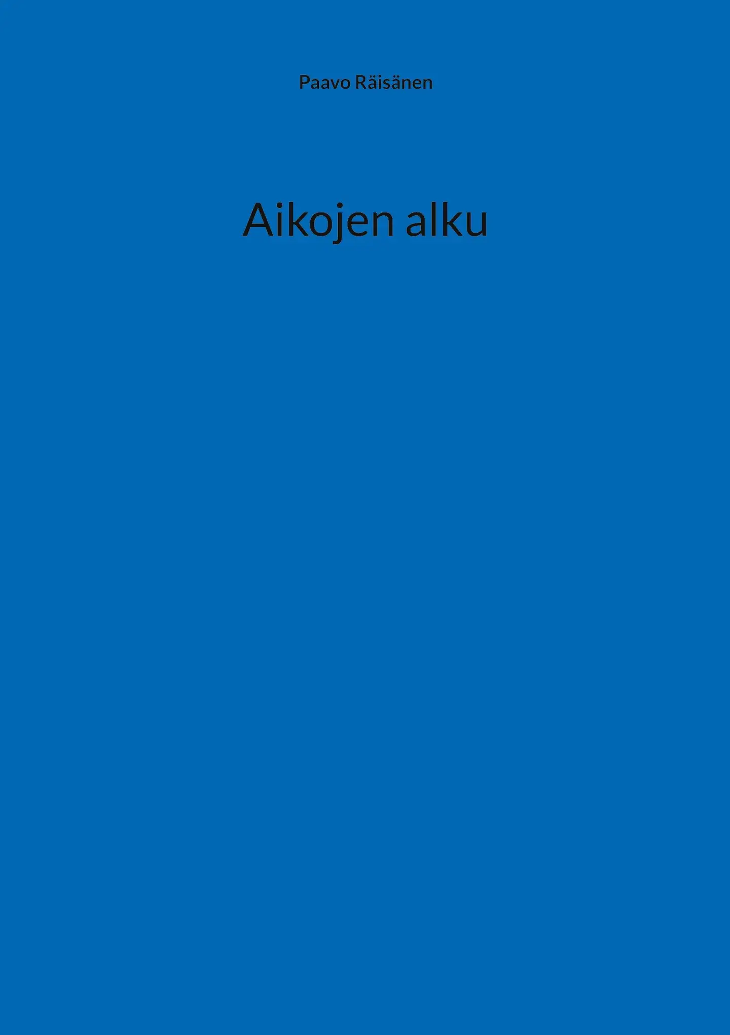 Räisänen, Aikojen alku