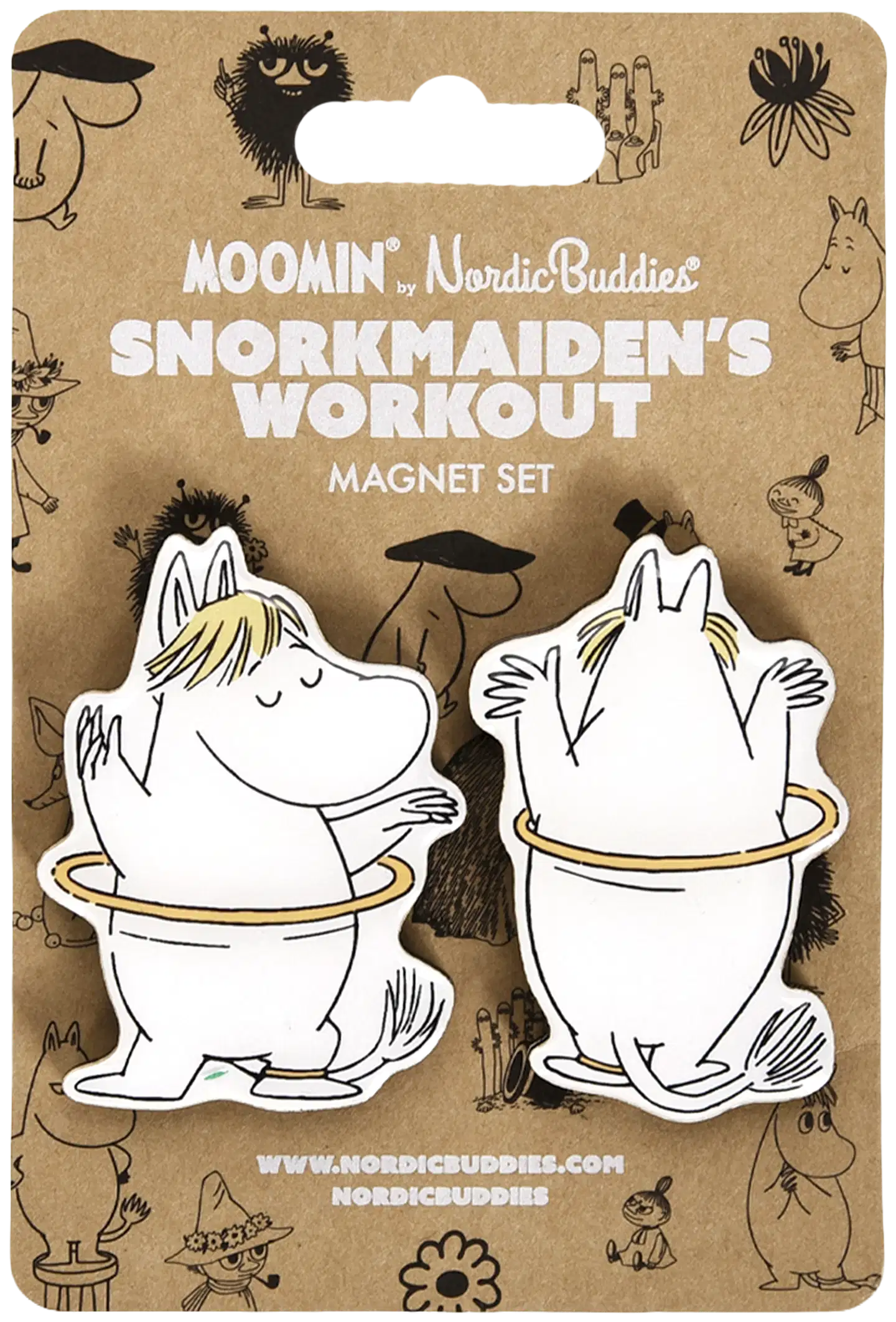 Moomin By Nordicbuddies Niiskuneidin treeni magneetit - 1
